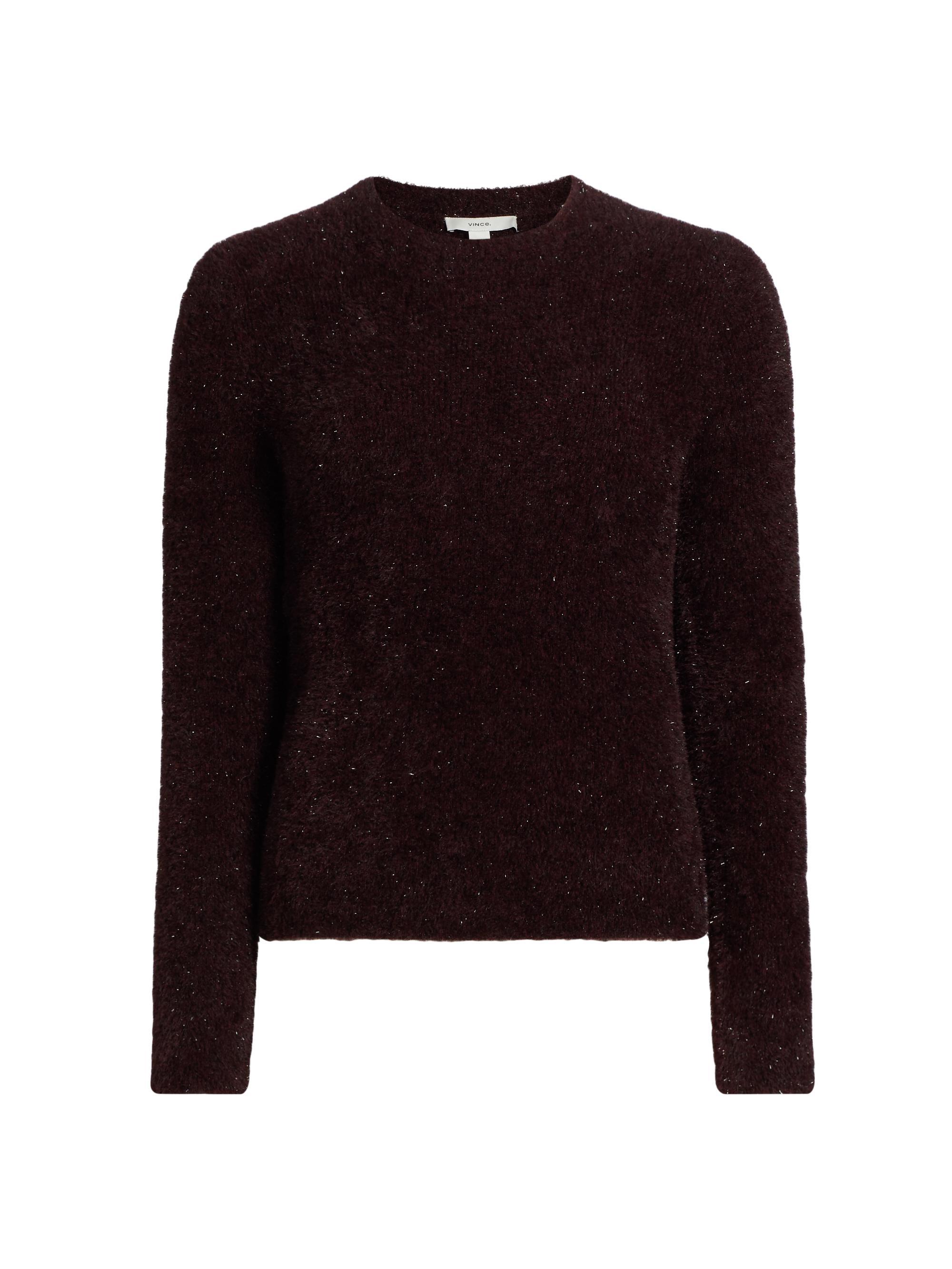 Vince Metallic Eyelash Knit Sweater | Saks Fifth Avenue