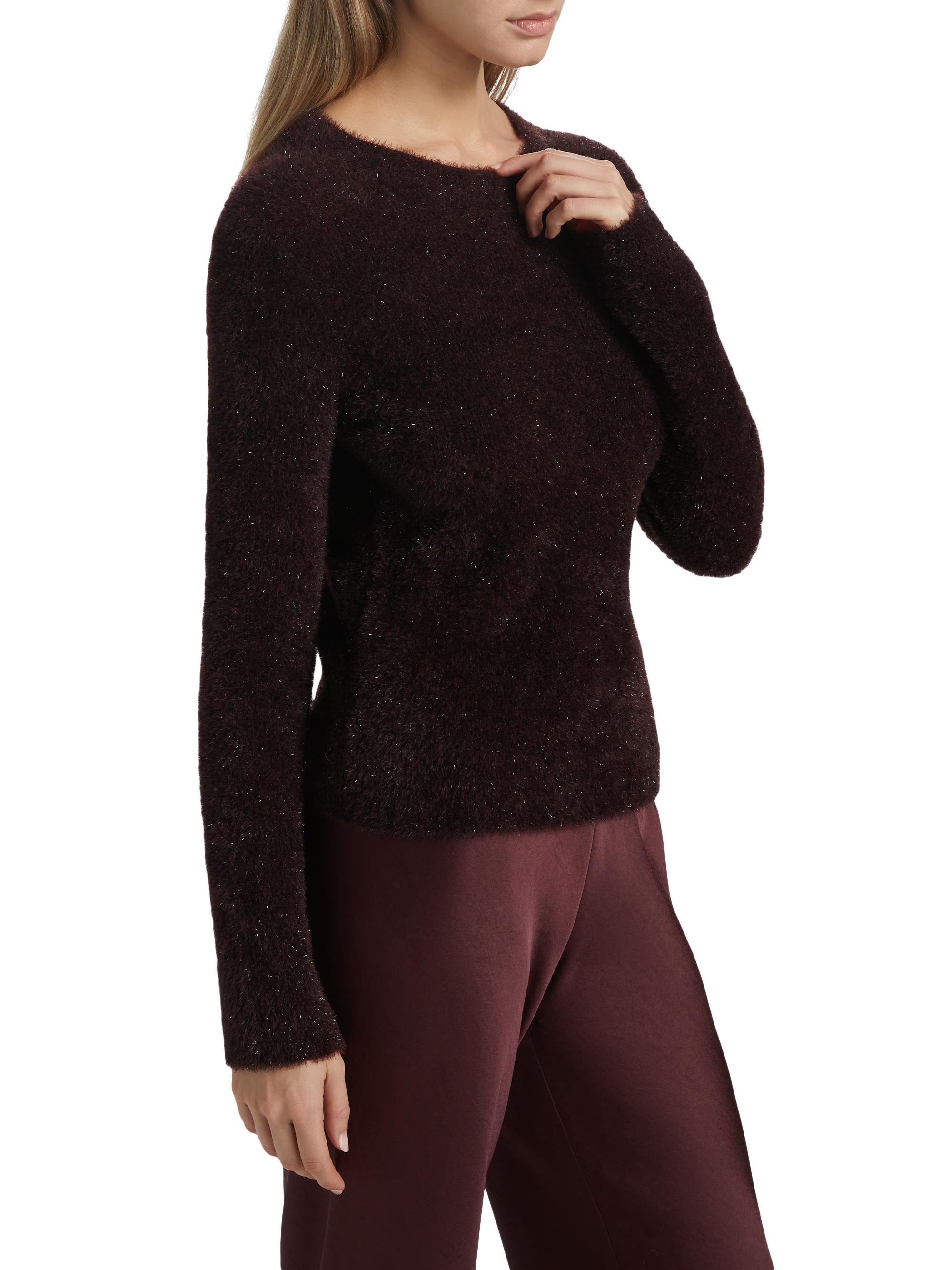 Vince Metallic Eyelash Knit Sweater | Saks Fifth Avenue