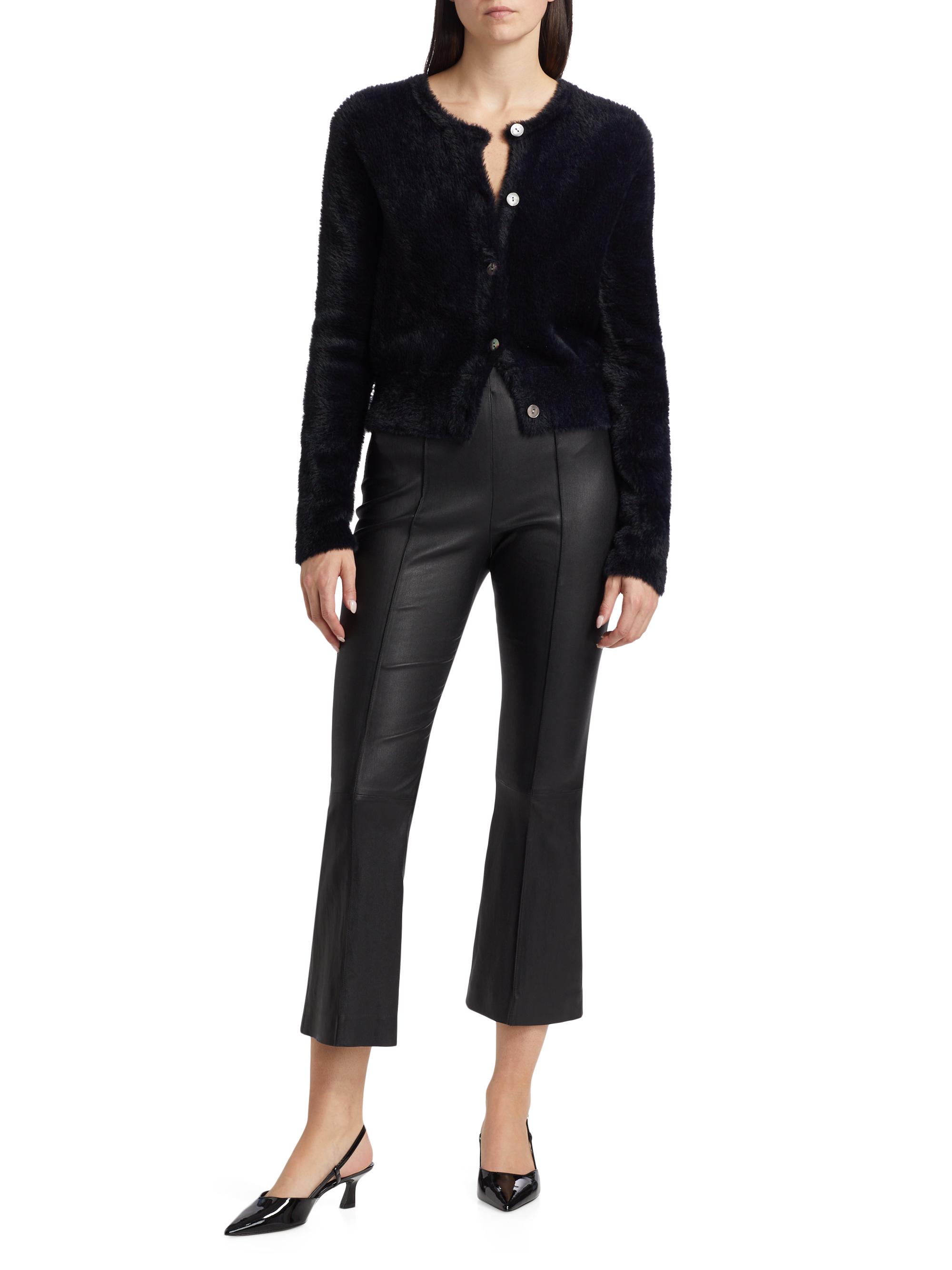 Vince Eyelash Fuzzy Knit Cardigan | Saks Fifth Avenue