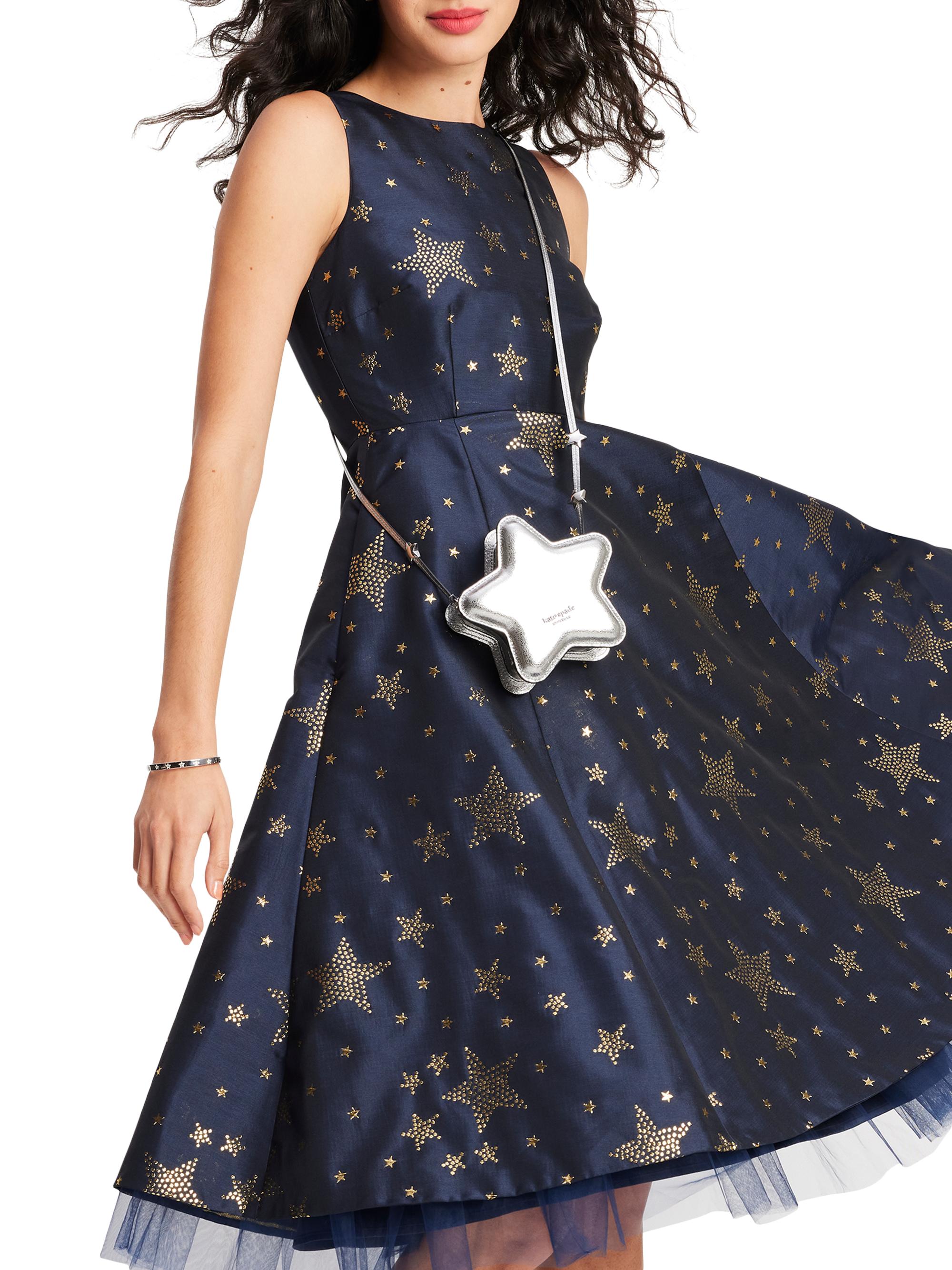 kate spade new york Starlight Brocade Midi-Dress | Saks Fifth Avenue