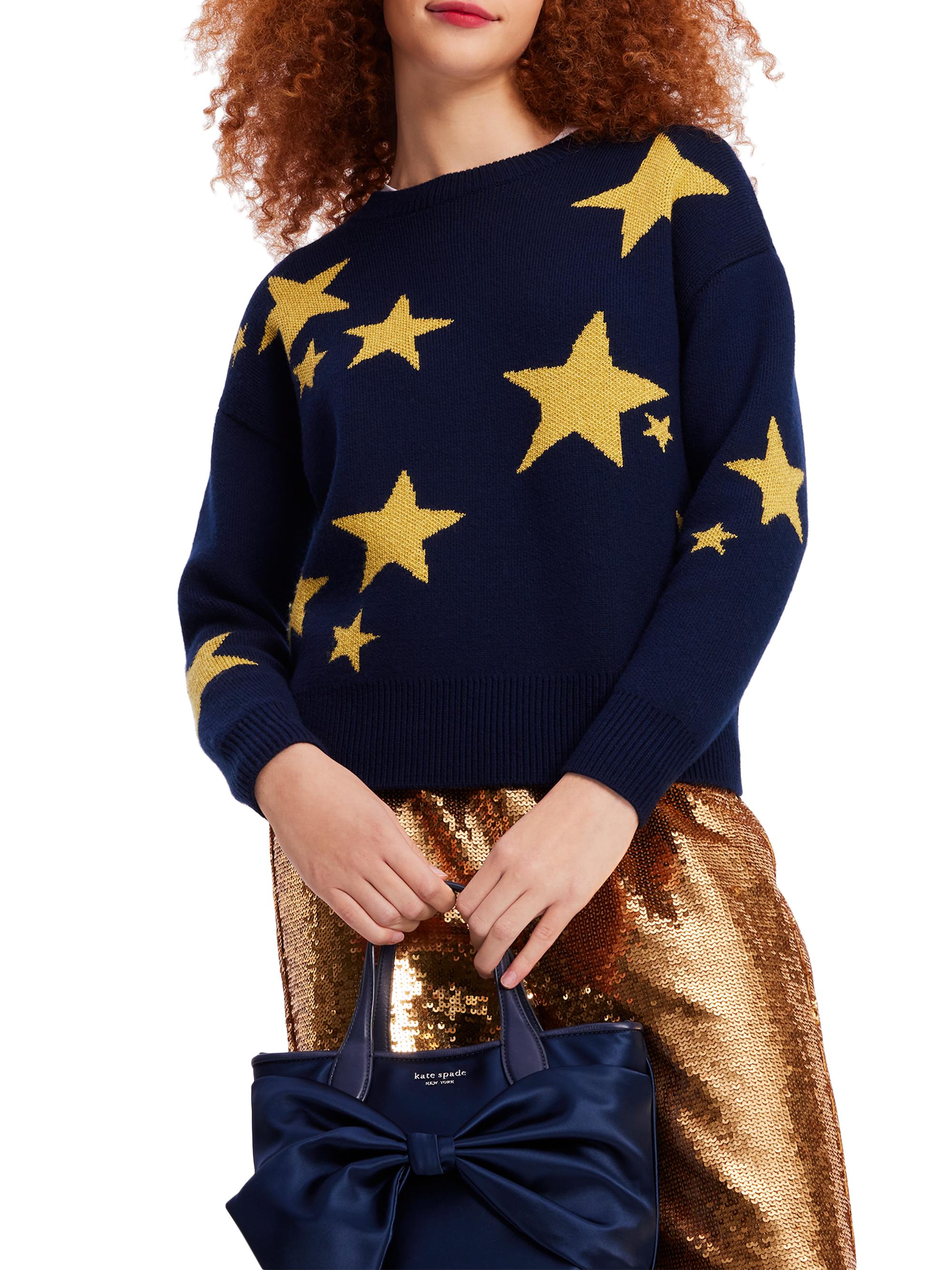 kate spade new york Wool-Blend Star Sweater | Saks Fifth Avenue
