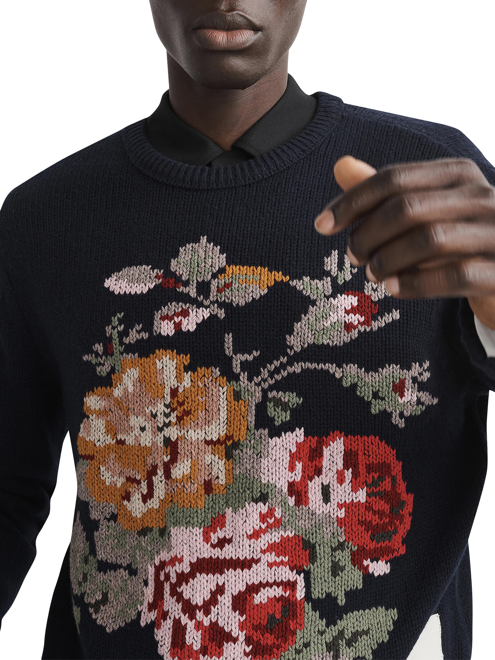 rag & bone Laura Ashley Wool Crewneck Sweater | Saks Fifth Avenue