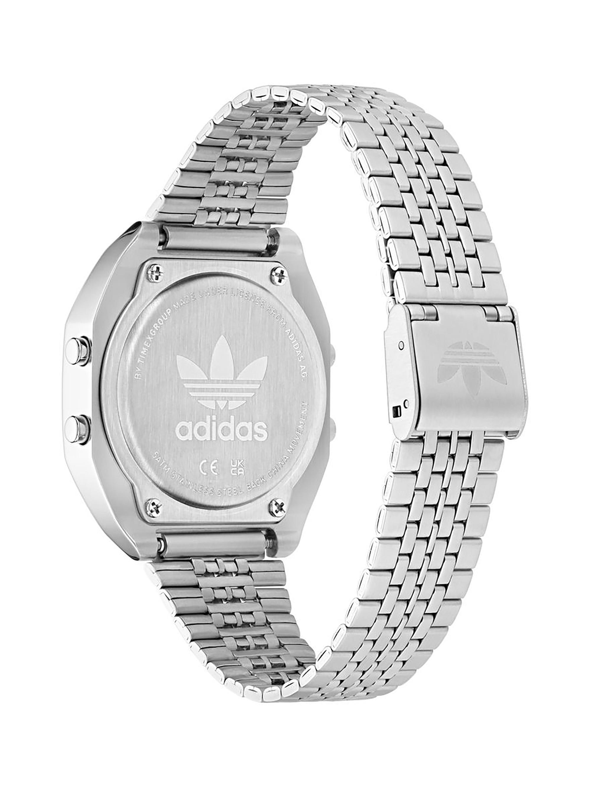 adidas Digital Two Stainless Steel Bracelet Watch/36MM | Saks