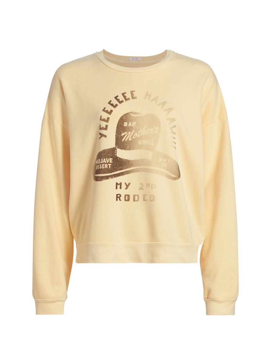 Mother The Drop Rodeo Crewneck Sweatshirt | Saks Fifth Avenue