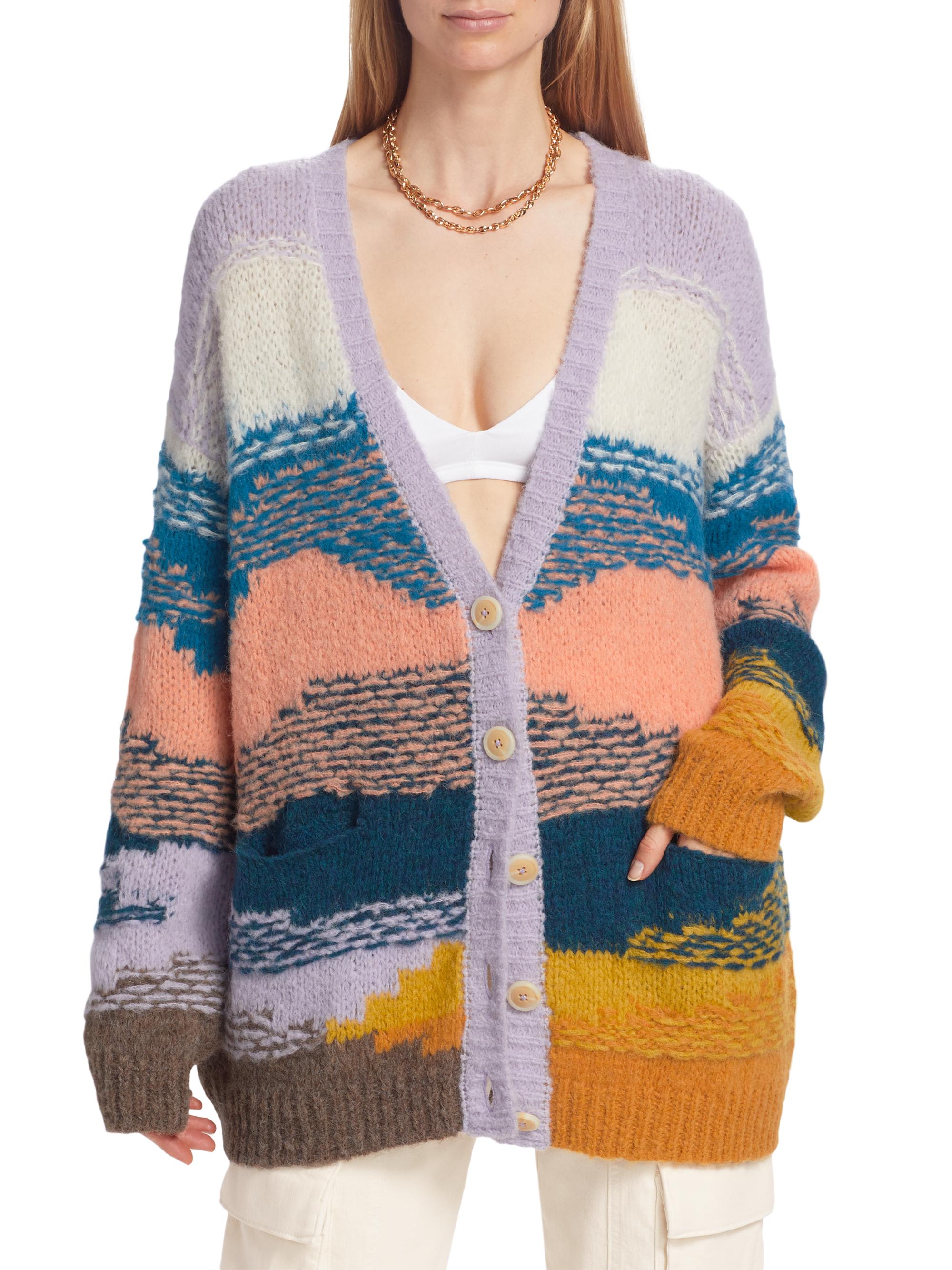 Mother The Long Drop Alpaca-Blend Cardigan | Saks Fifth Avenue