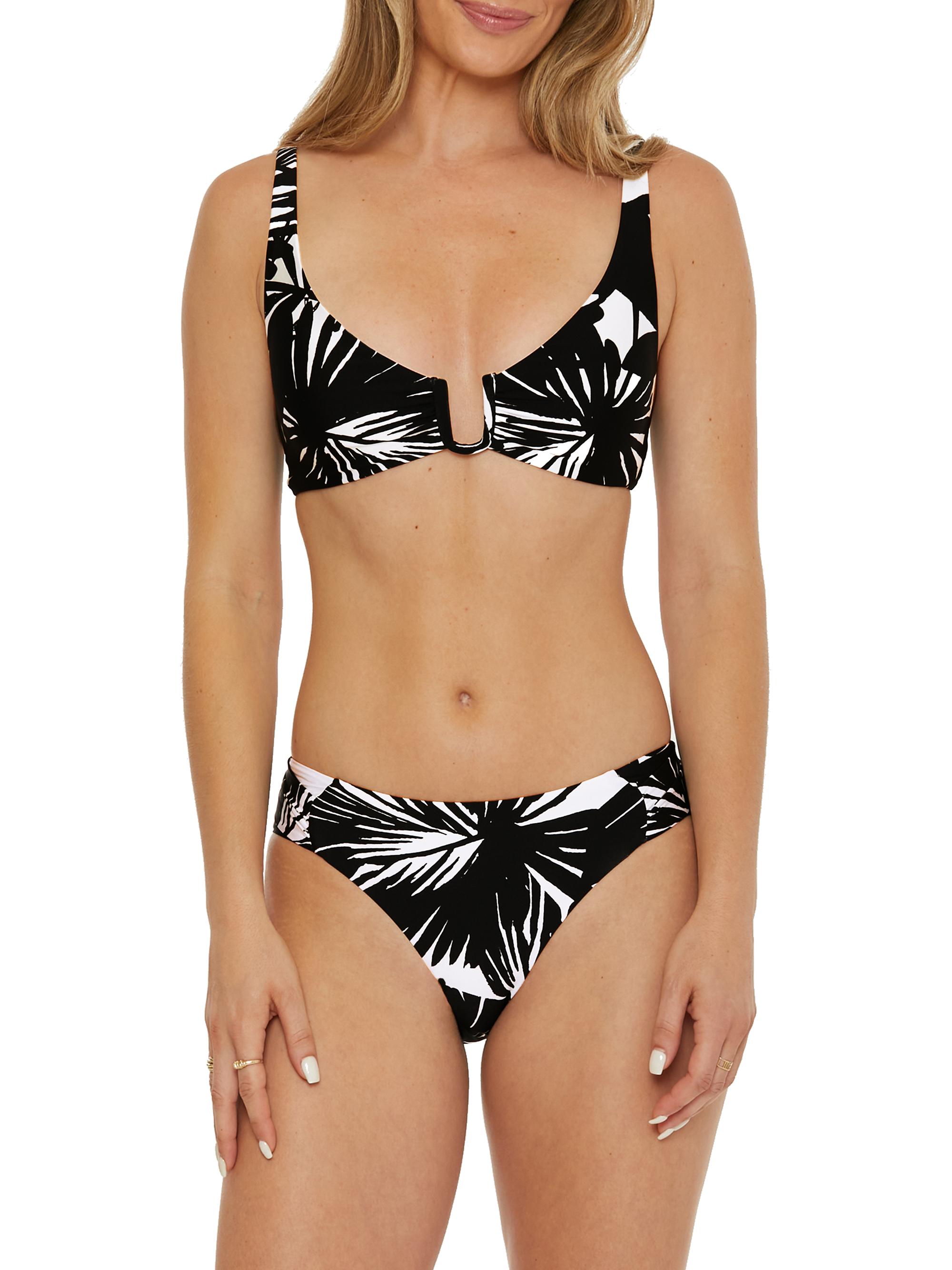 Trina Turk Women's Lennox U-Wire Bikini Top - Black Vanilla
