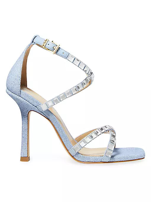 MICHAEL Michael Kors - Celia 101MM Crystal-Embellished Strappy Sandals