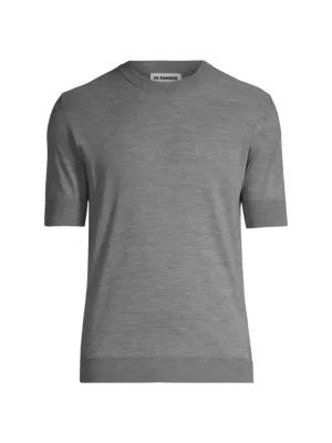 Shop Jil Sander Virgin Wool Knit T-Shirt | Saks Fifth Avenue