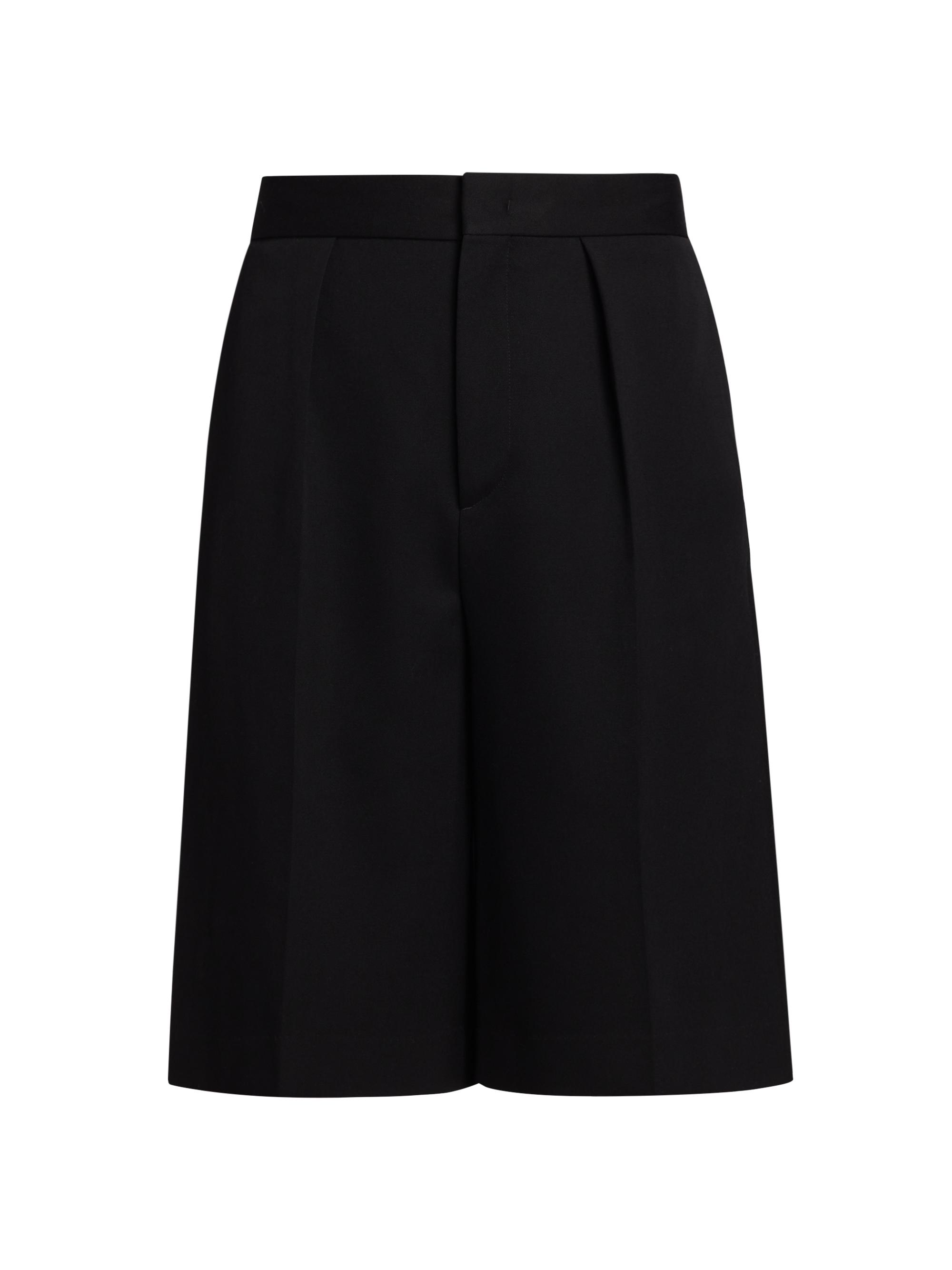 Jil Sander Pleated Wool Relaxed-Fit Shorts | Saks Fifth Avenue