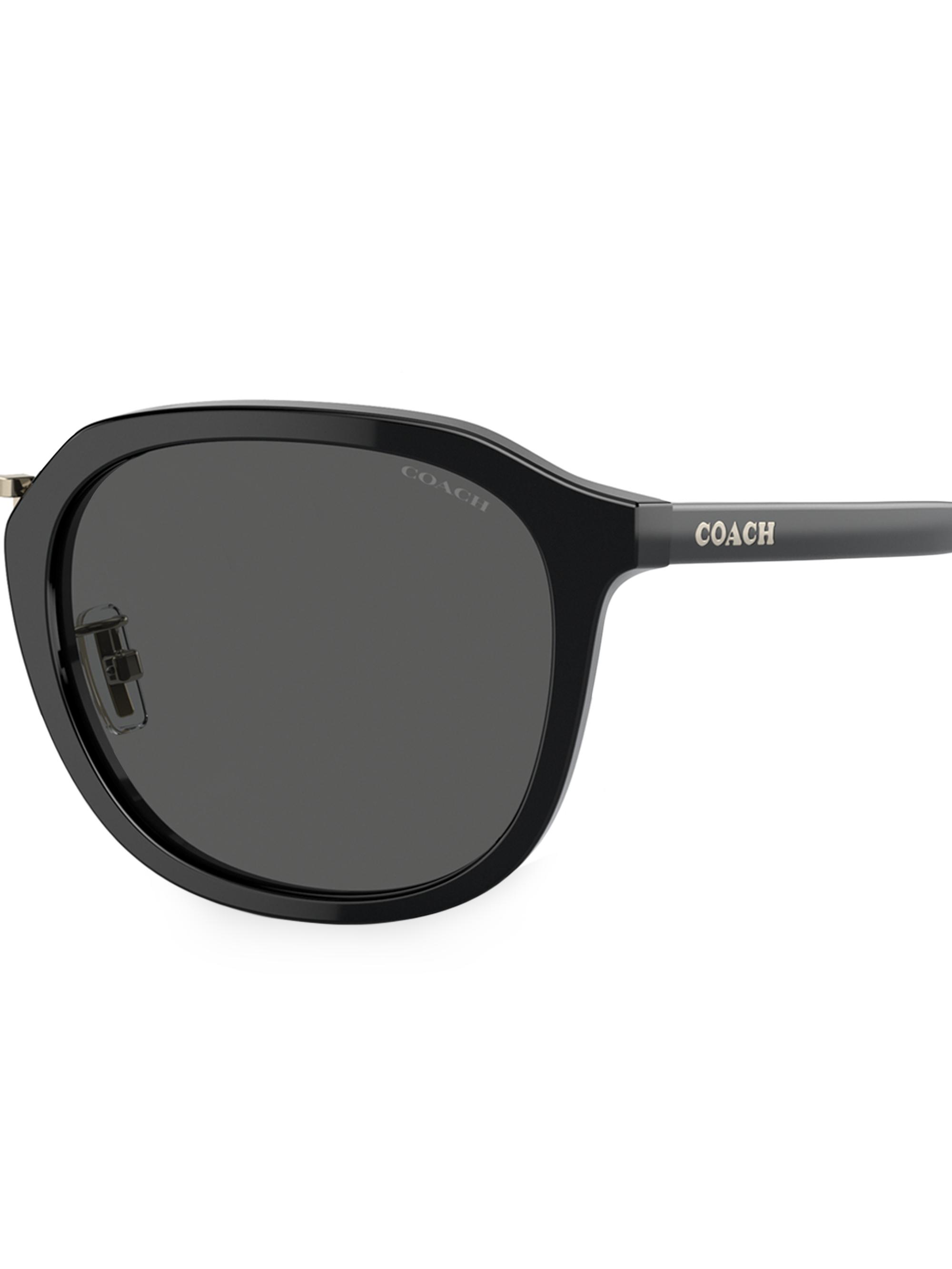 COACH 54MM Round Sunglasses | Saks Fifth Avenue
