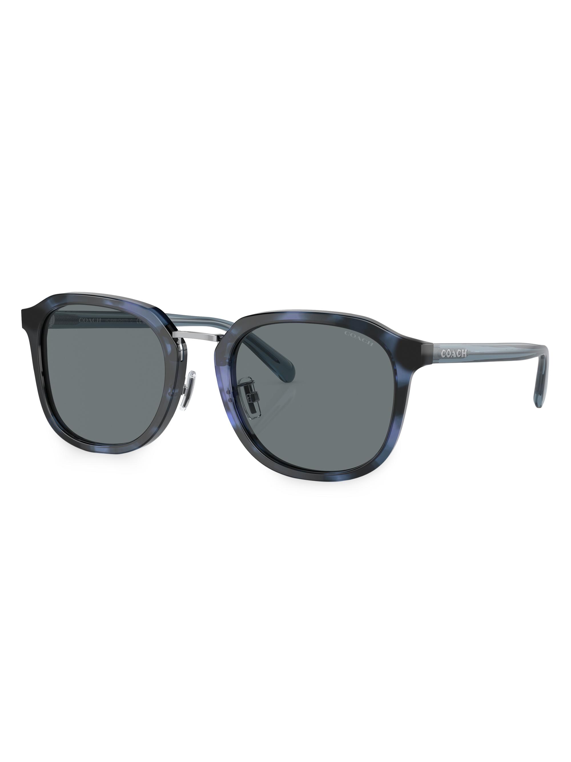 COACH 54MM Round Sunglasses | Saks Fifth Avenue