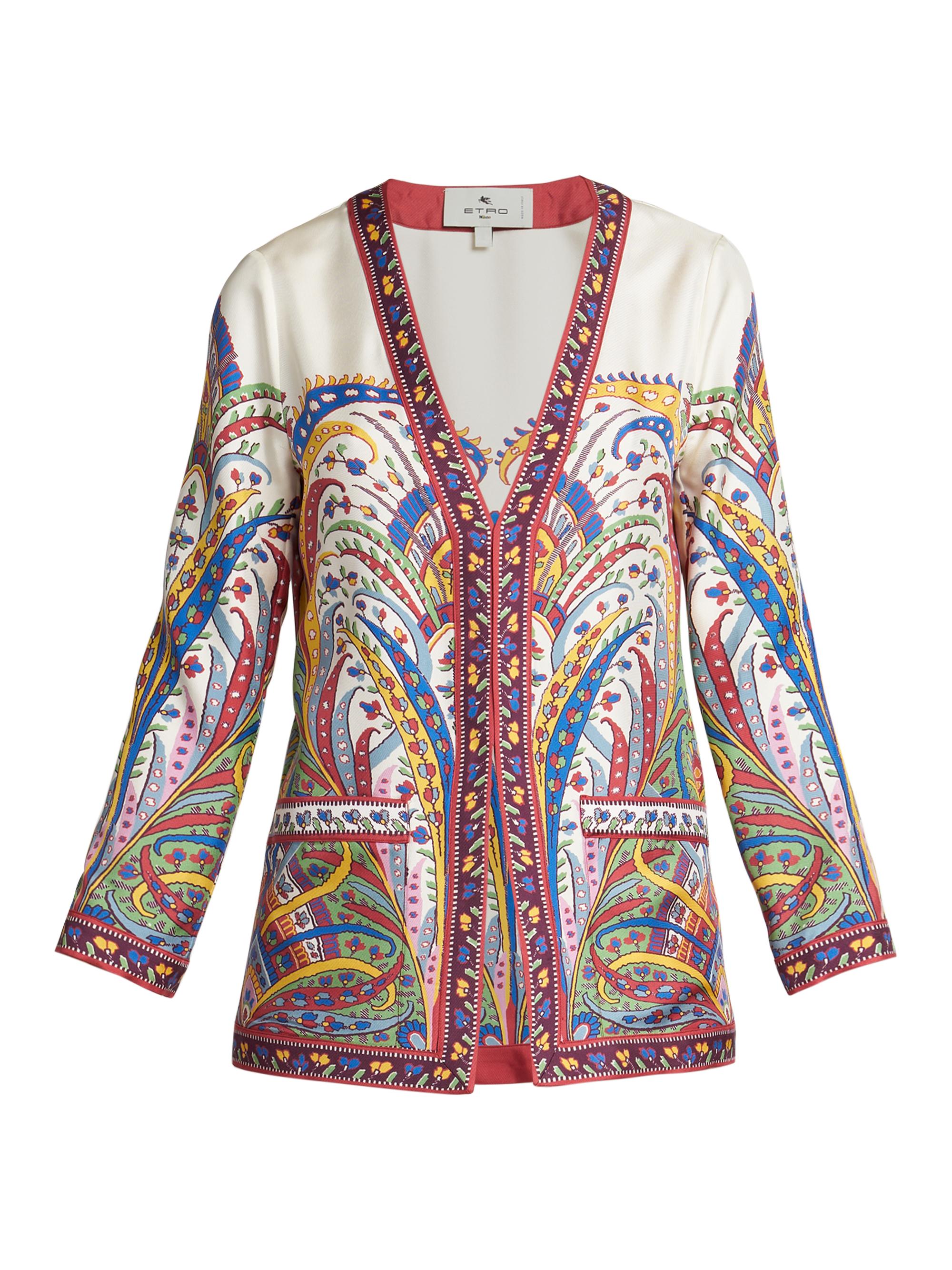 ETRO abstract-print blouse - Multicolour