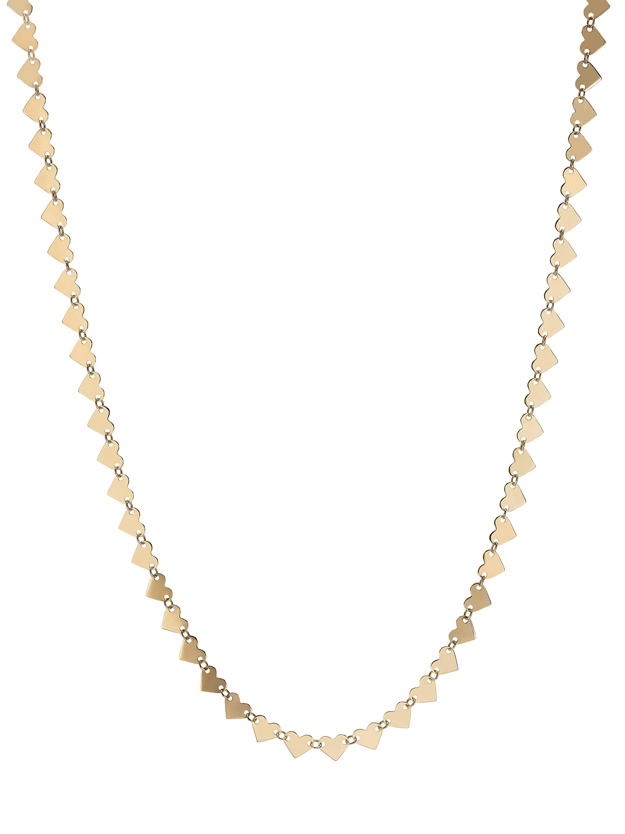 Lana Women's Heart 14K Yellow Gold Disc Chain Necklace - Yellow Gold