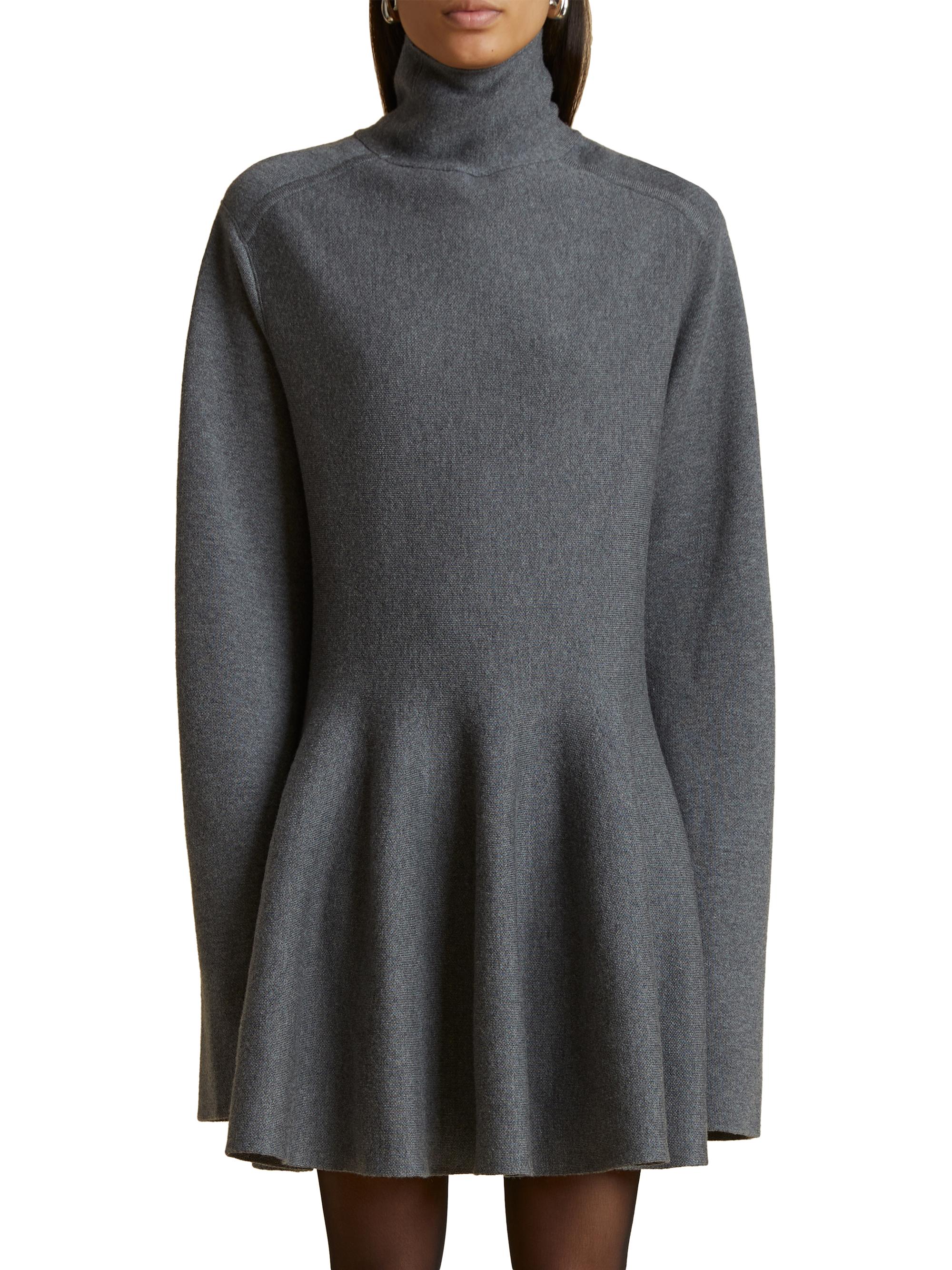 Clarice Wool-Blend Turtleneck Minidress