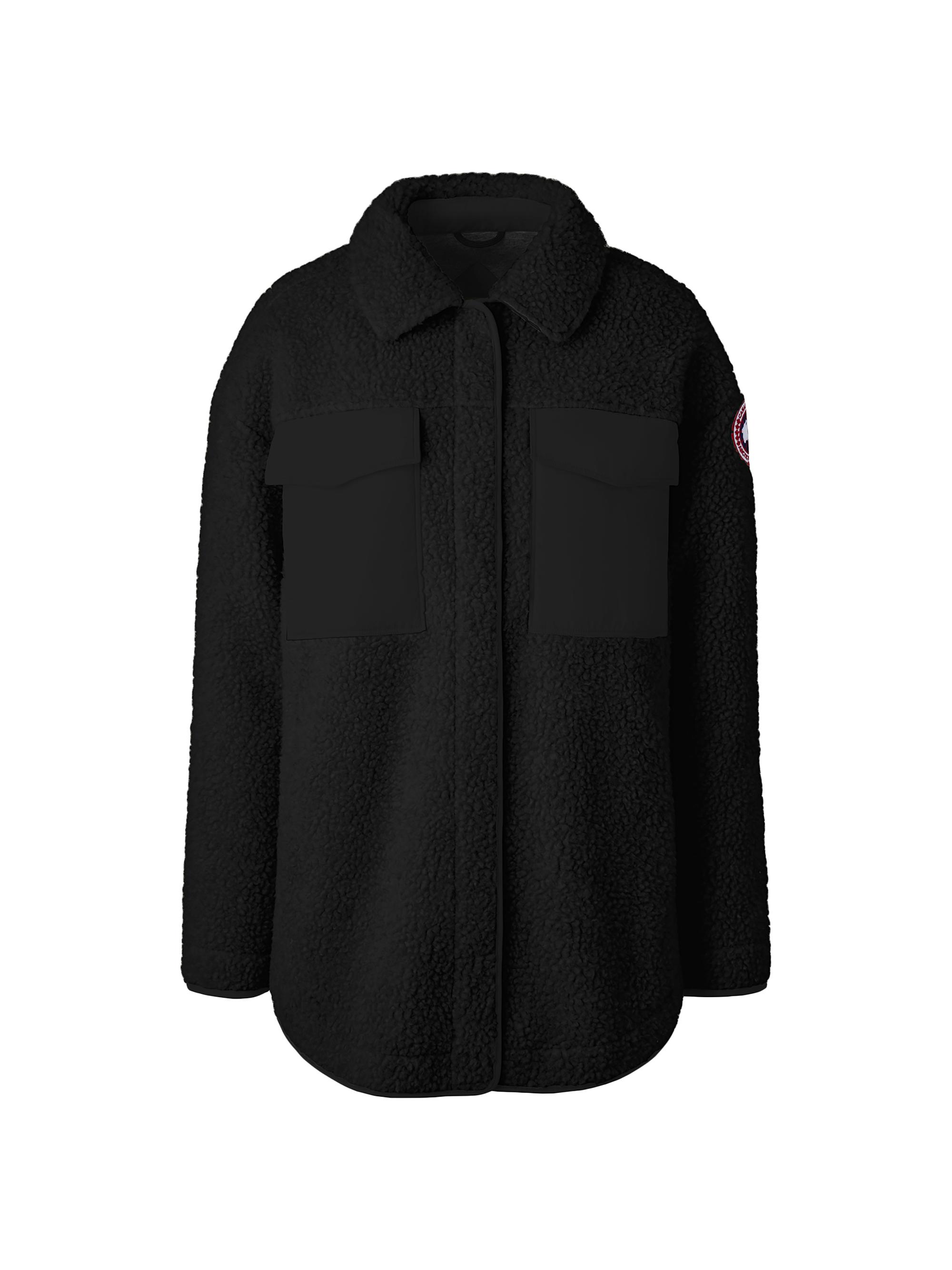 Canada Goose Women's Simcoe Sherpa Shirt Jacket - Black