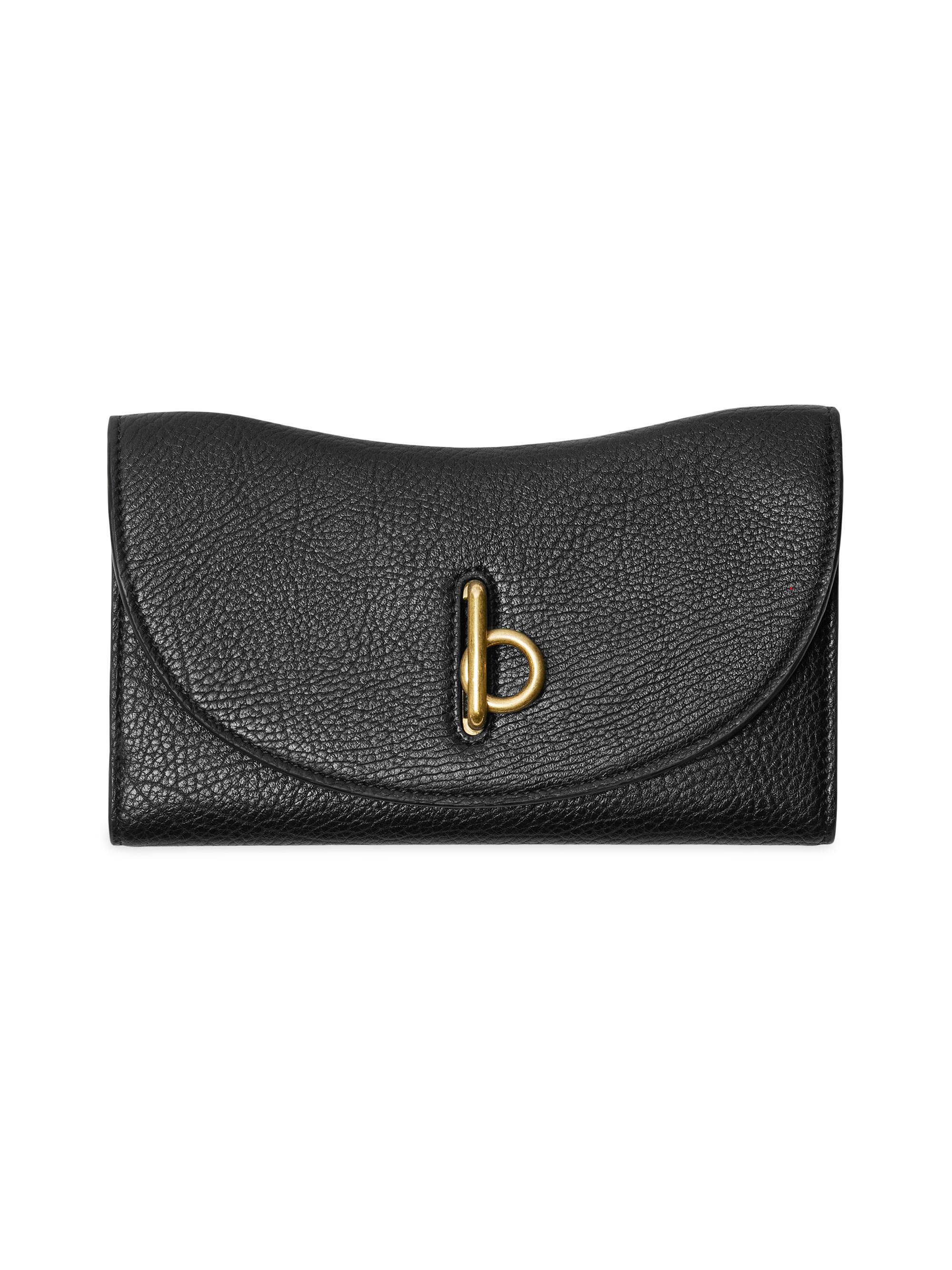 Burberry Women's Rocking Horse Leather Wallet - Black