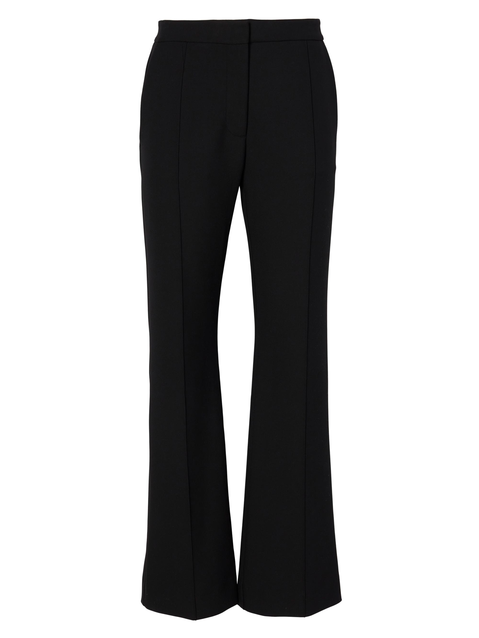 Lacoste Women's  x Bandier High-Rise Flare Pants - Black