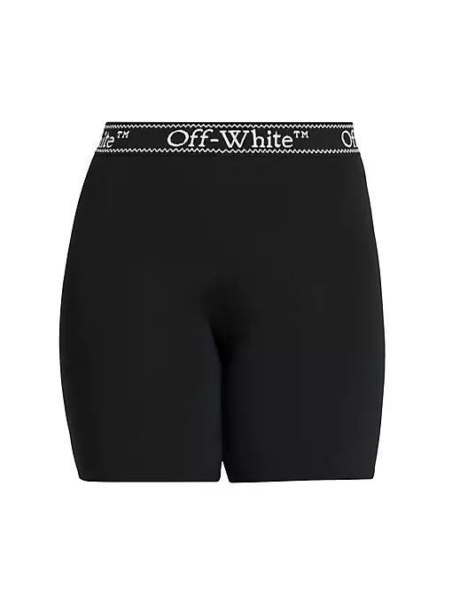 Off-White - Logo Waist Bike Shorts