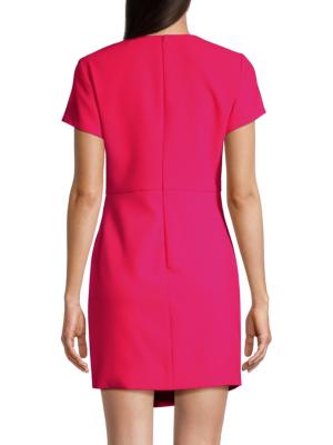 Lanvin fringed-hem midi T-shirt dress - Pink