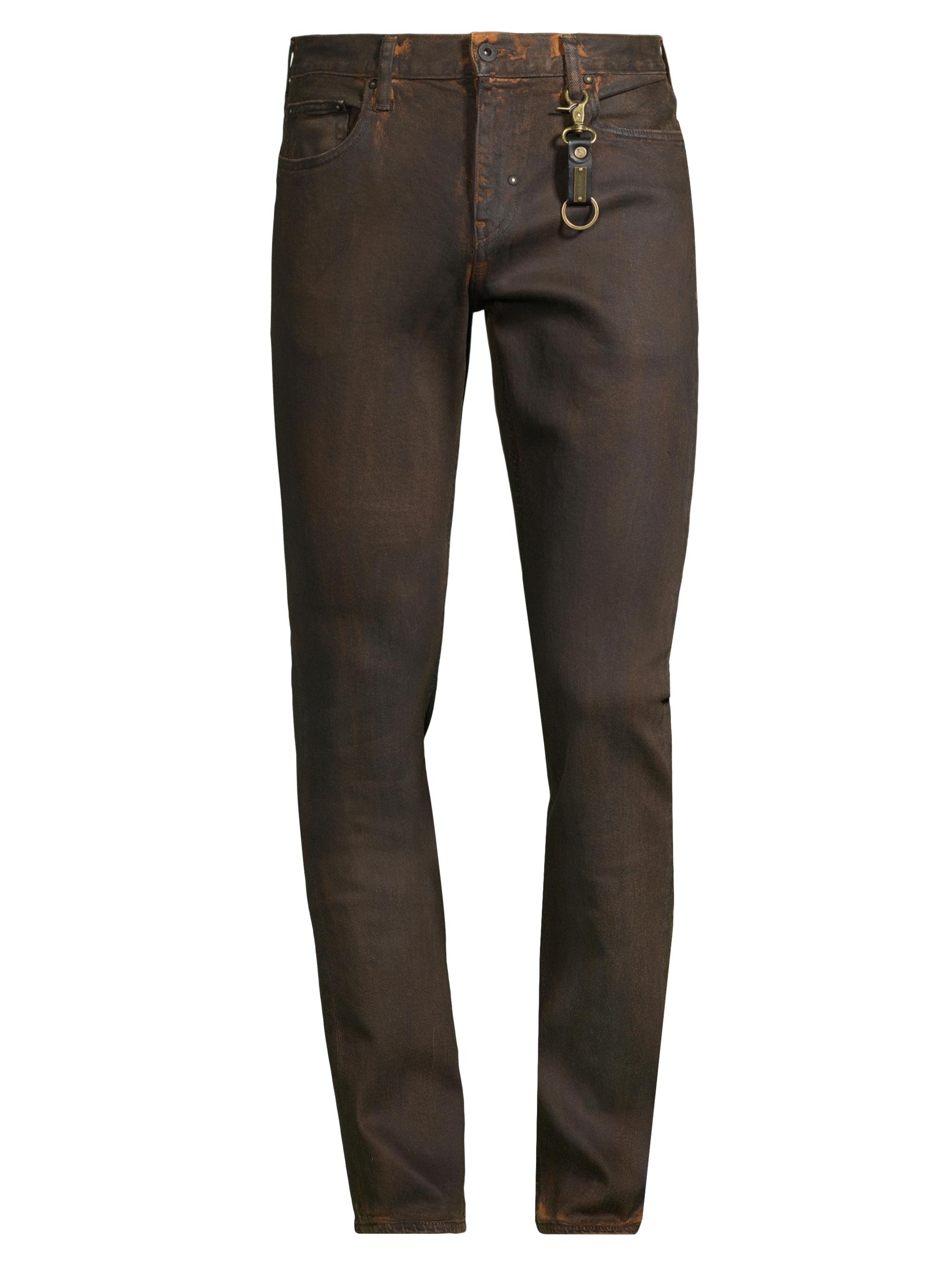 Prps Men's Megalith Stretch Straight-Leg Jeans - Brown