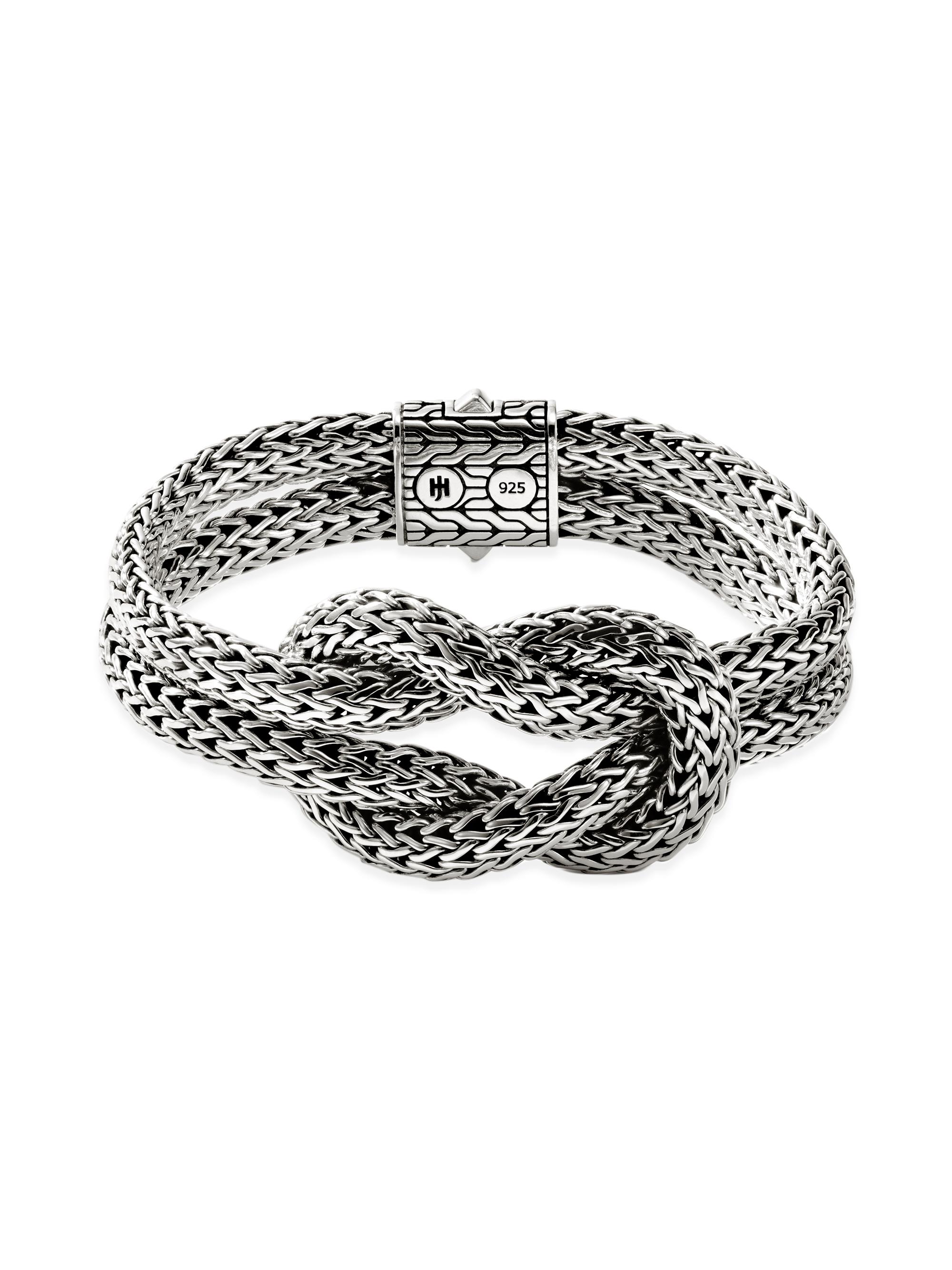 John Hardy Women's Love Knot Sterling Silver Chain Bracelet - Silver