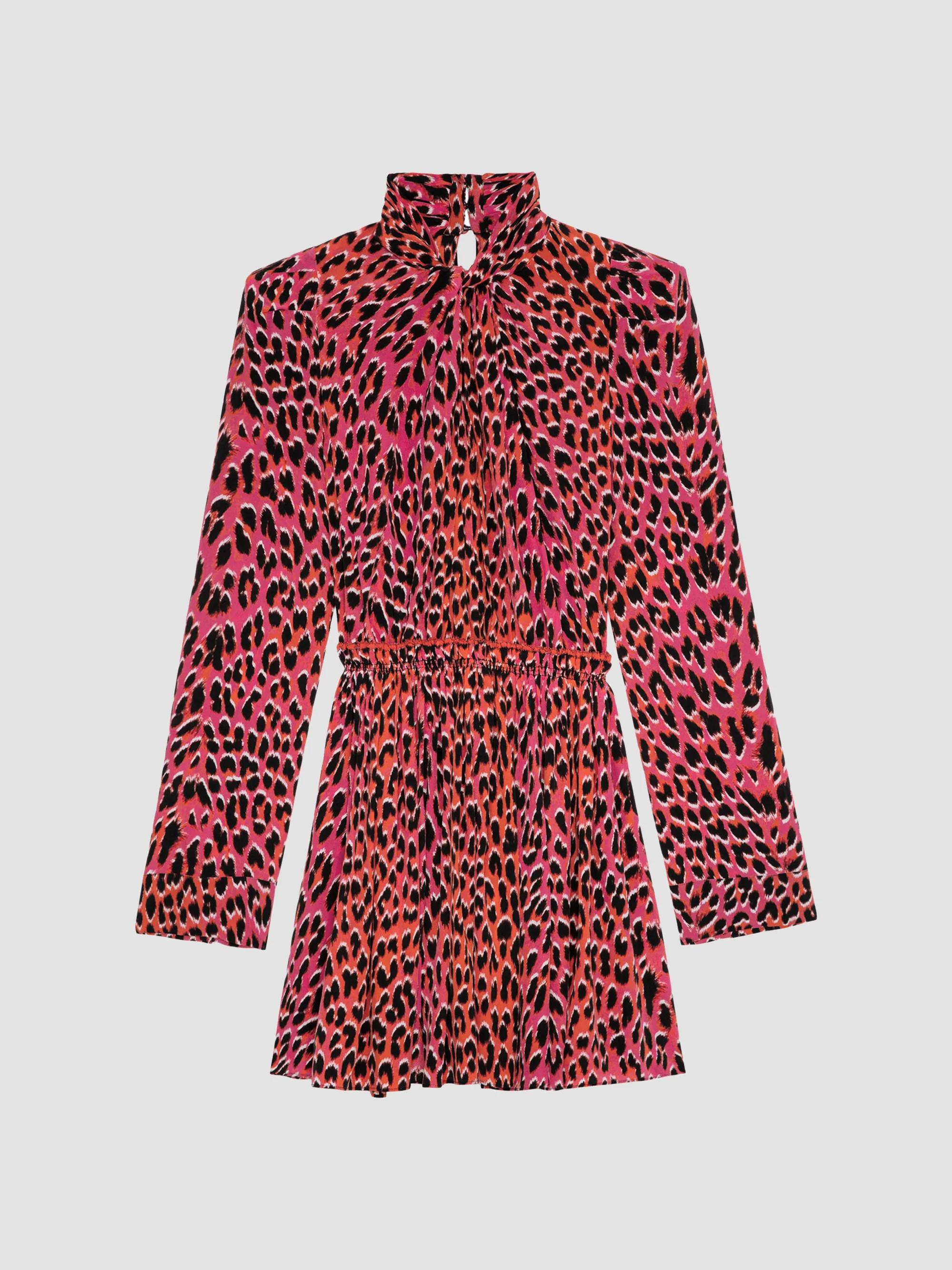 Zadig & Voltaire Ryde Elasticized Leopard-Print Minidress | Saks