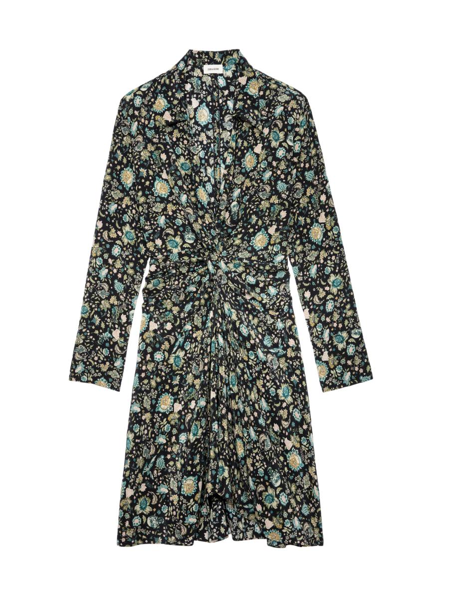 rozo satin dress Rozo Satin Dress for Women - Bleu Roi - Size: S
