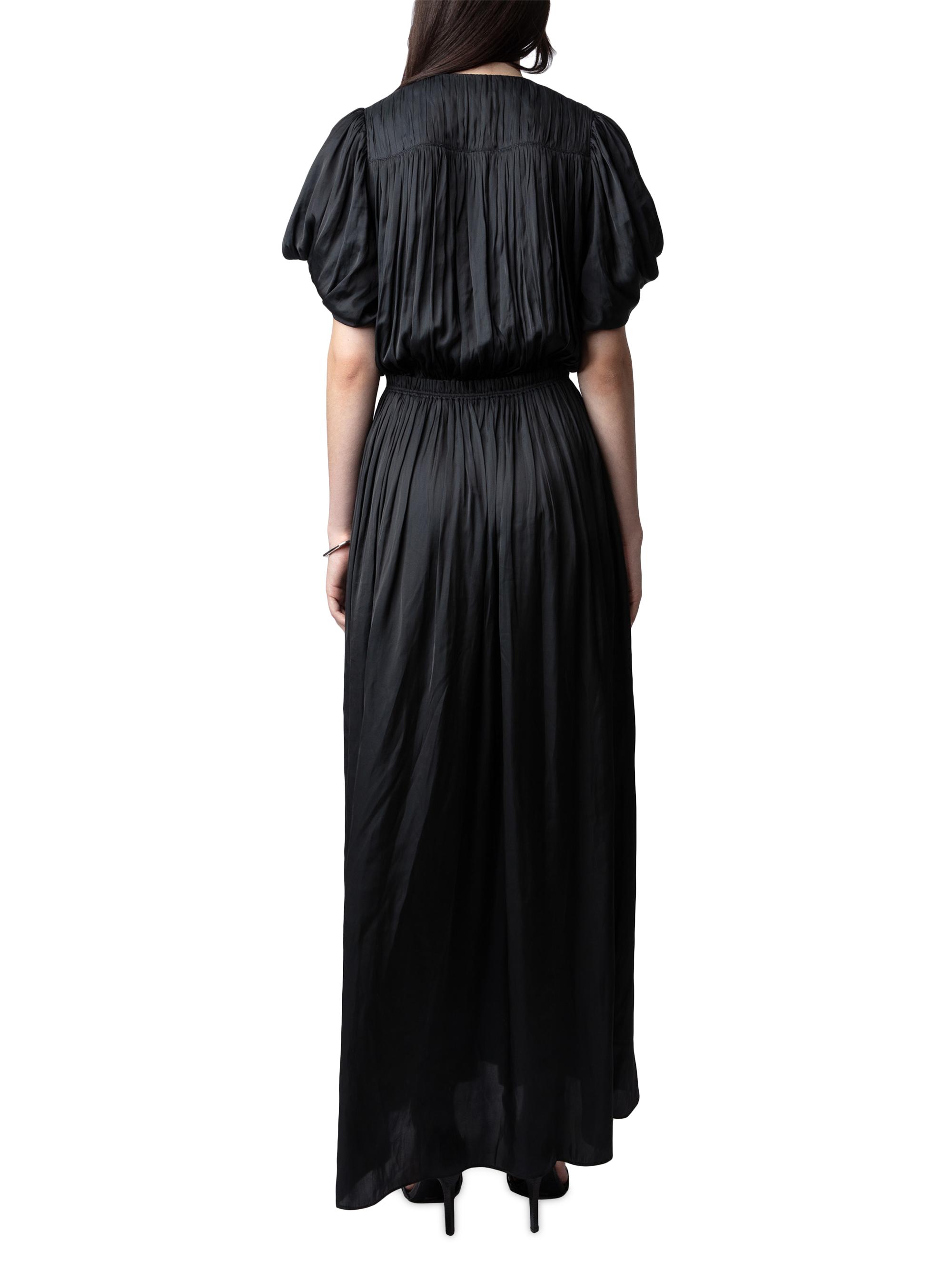 Zadig & Voltaire Reina Pleated Satin Gown | Saks Fifth Avenue