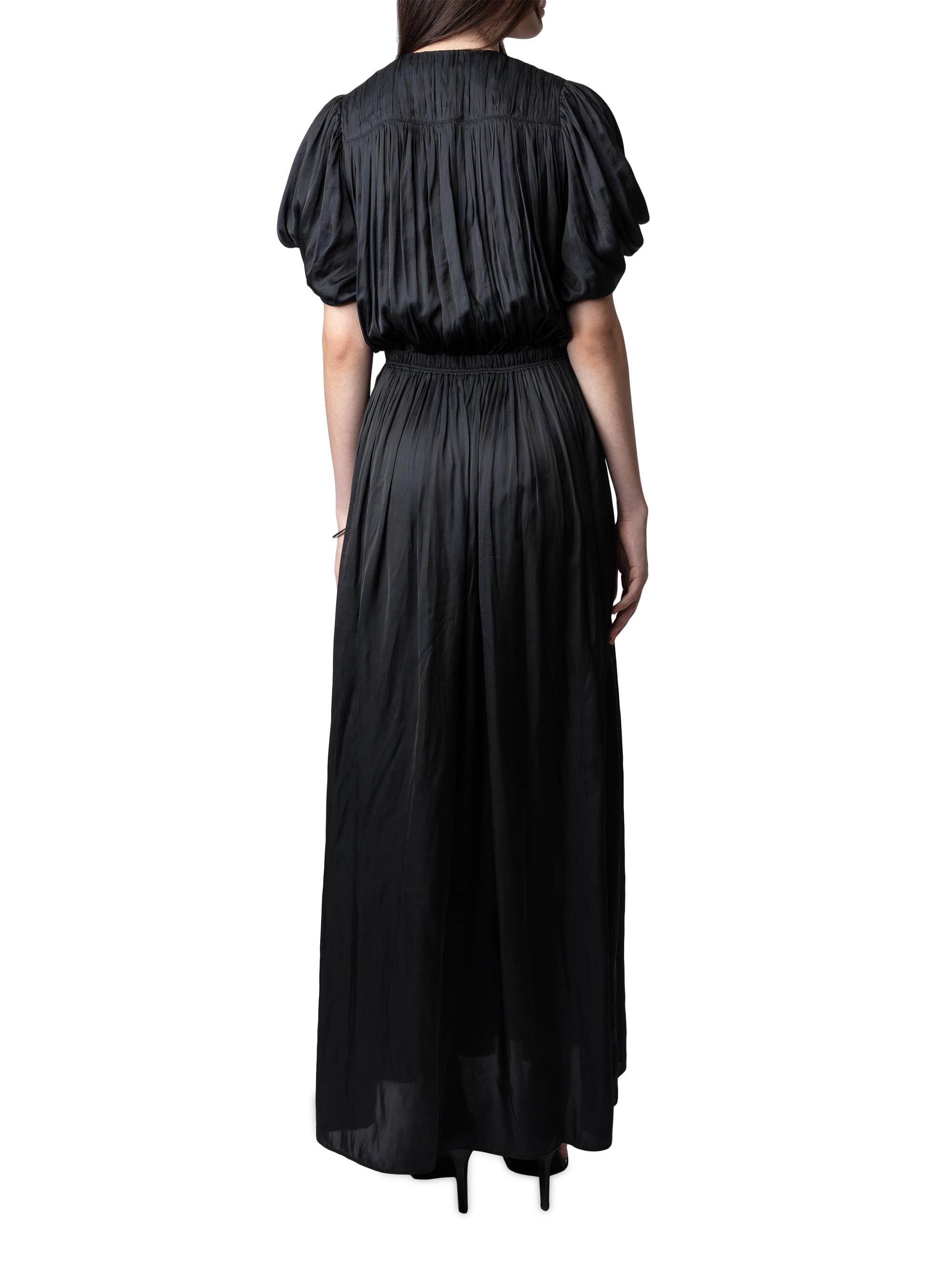 Zadig & Voltaire Reina Pleated Satin Gown | Saks Fifth Avenue