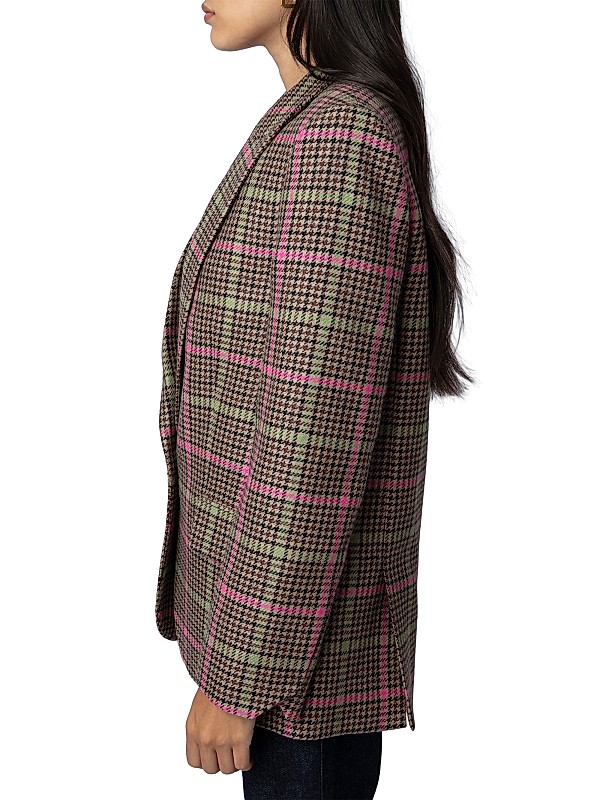 Shop Zadig & Voltaire Vow Wool Houndstooth Blazer | Saks Shop Zadig & Voltaire Vow Wool Houndstooth Blazer | Saks