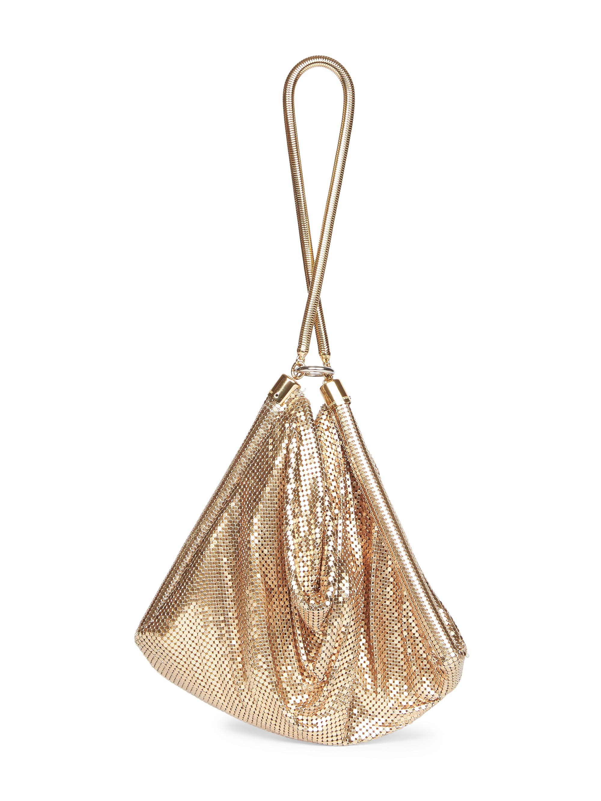 Rabanne Women's Pixel Tube Chain Mail Top-Handle Bag - Gold