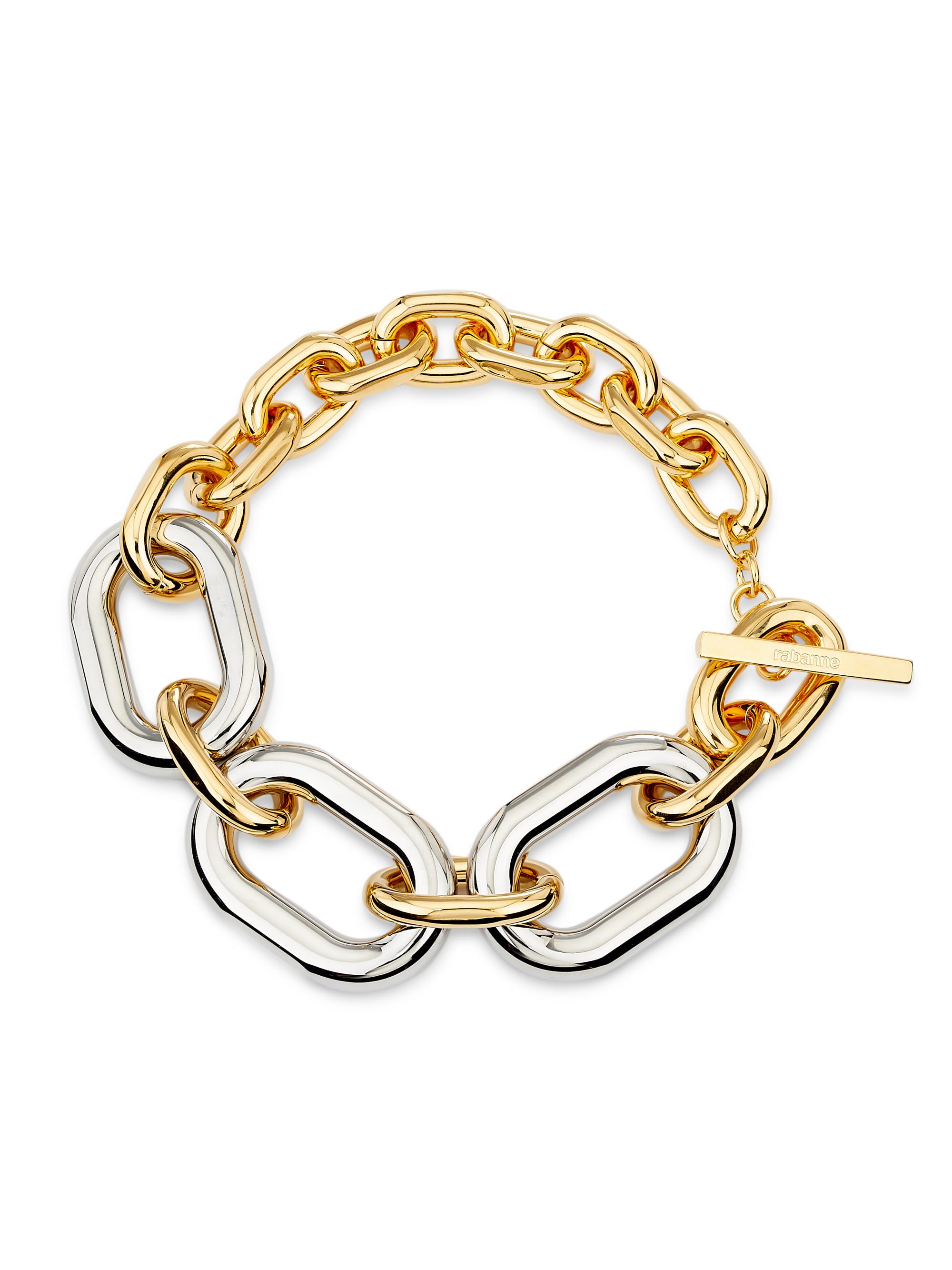 Rabanne Women's  Link Two-Tone Chain Necklace - Gold Mix