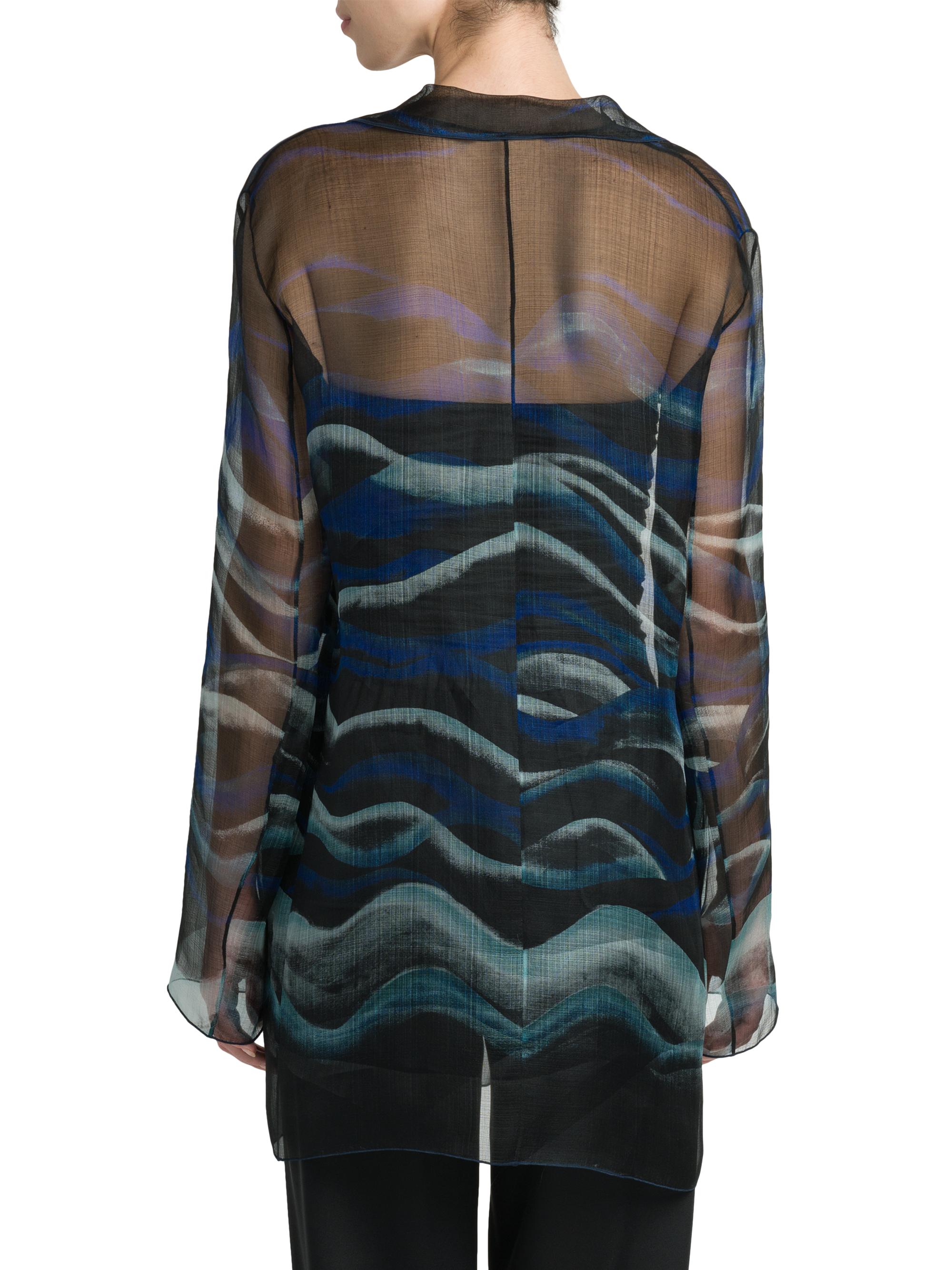 Giorgio Armani Tie-Front Silk Jacket | Saks Fifth Avenue