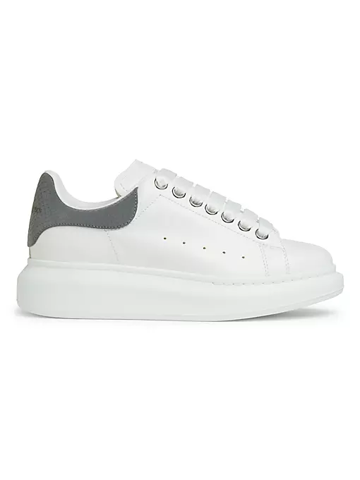 Alexander McQueen - Oversized Reflective Counter Leather Low-Top Sneakers