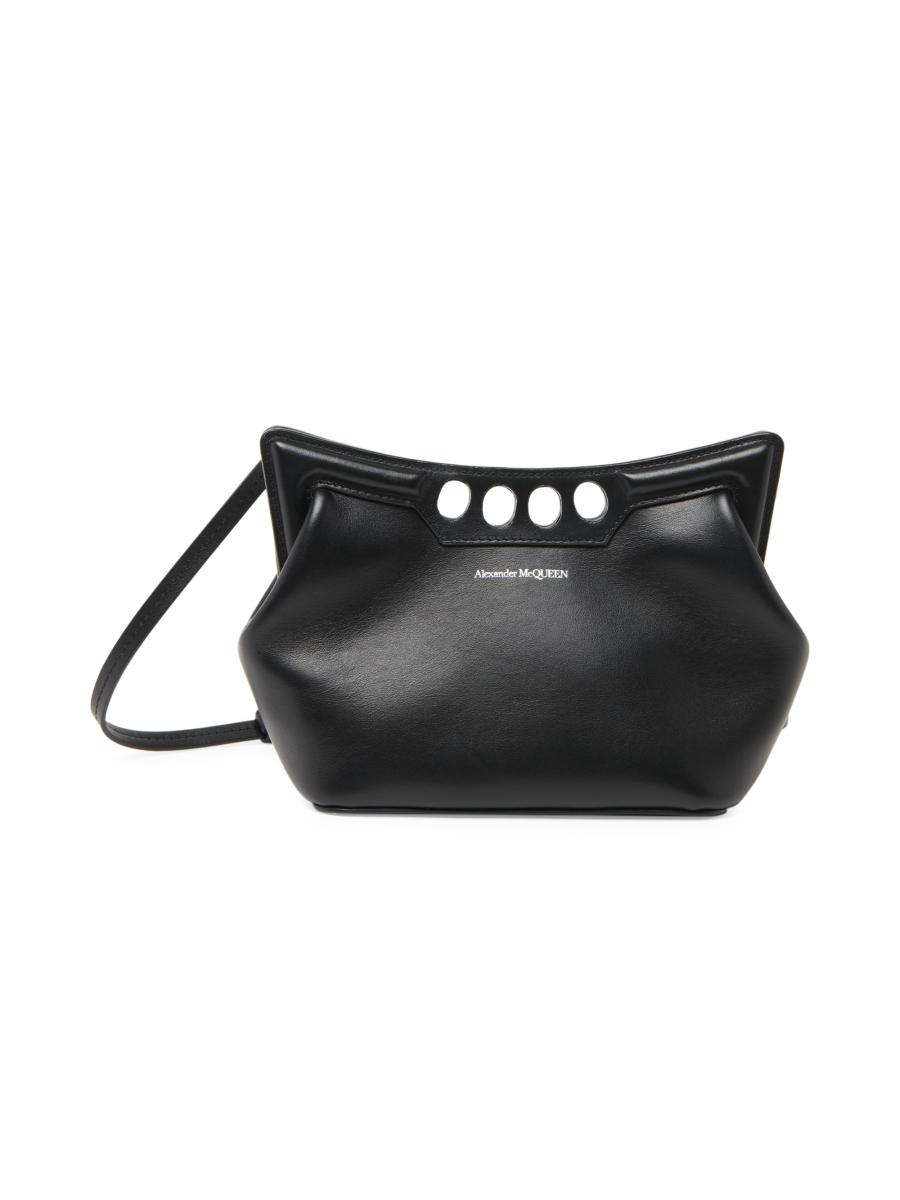 Alexander McQueen ◆ The Peak Mini Shoulder Bag Alexander McQueen Mini The Peak Fringes Bag | Black | FARFETCH