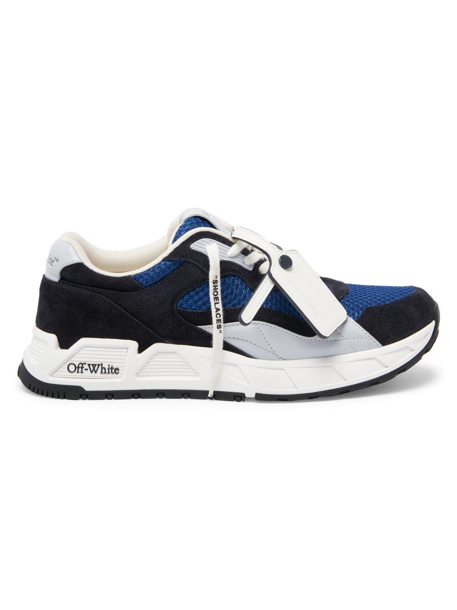 【送料&関税込】Off-White Kick Off Leather And Mesh Sneakers Off-White Kick Off leather sneakers Off-White
