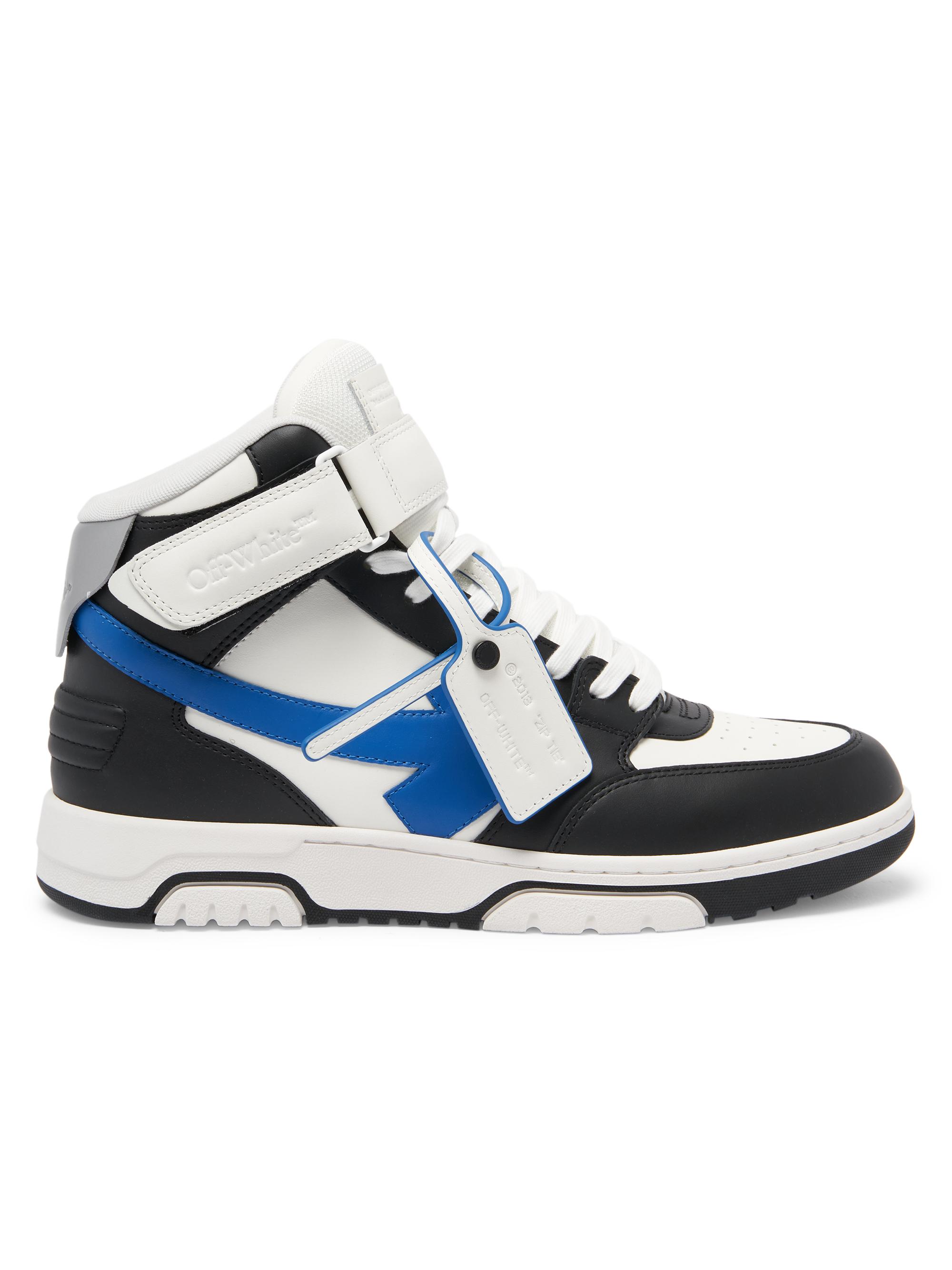 Off-White Out Of Office Leather Mid-Top Sneakers | Saks Fifth Avenue