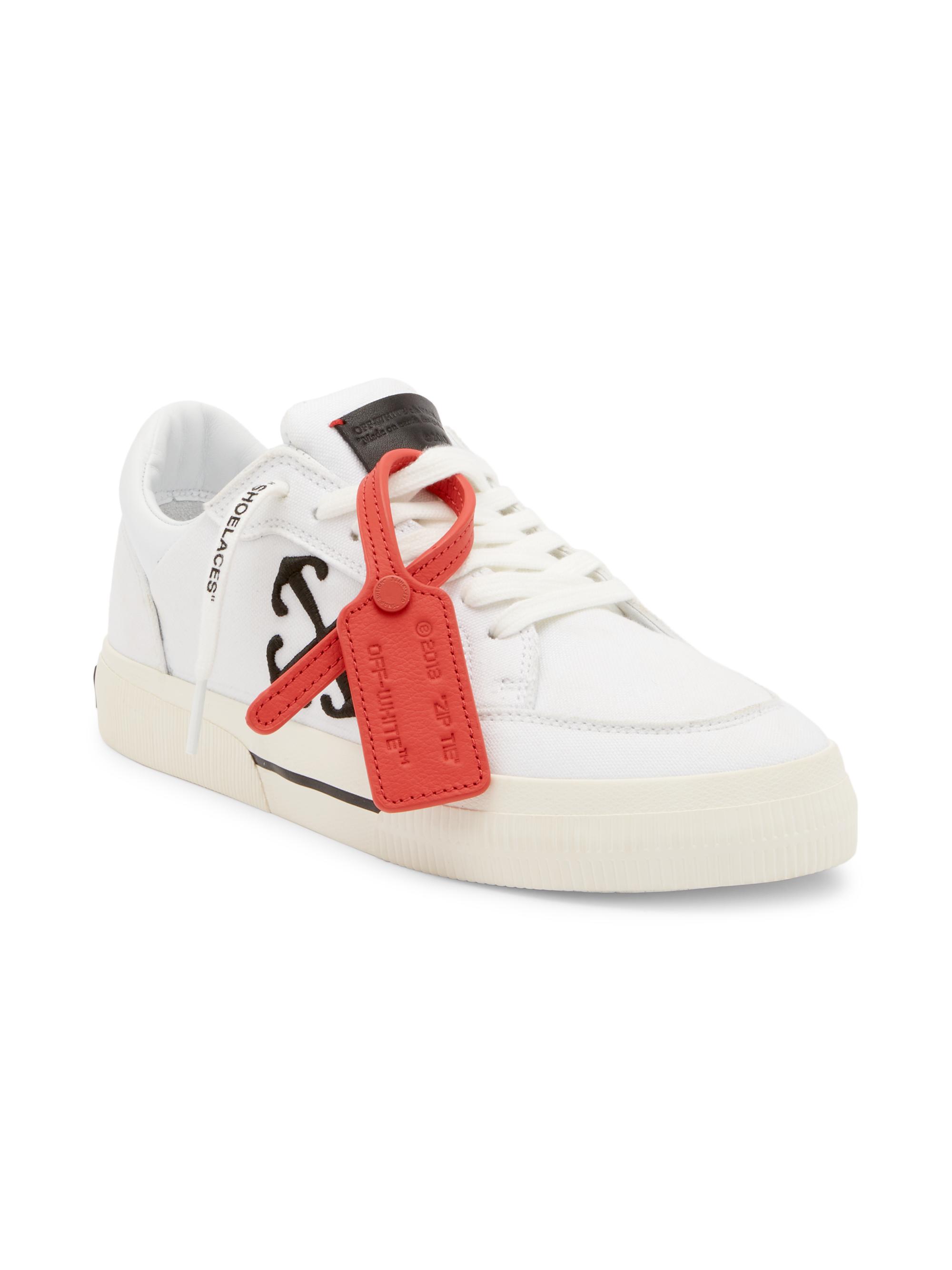 Off-White New Low Vulcanized Canvas Sneakers | Saks Fifth Avenue