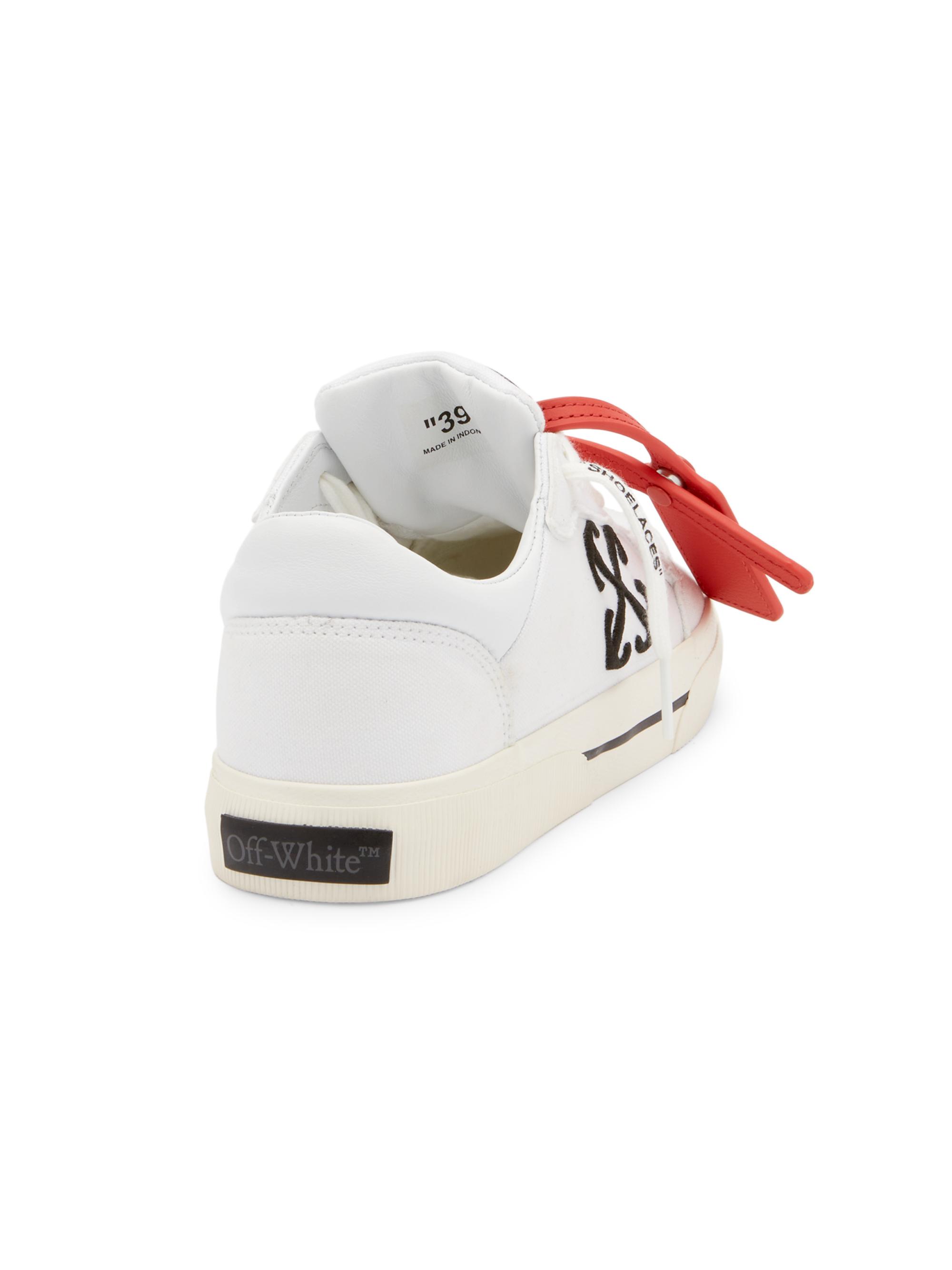 Off-White New Low Vulcanized Canvas Sneakers | Saks Fifth Avenue