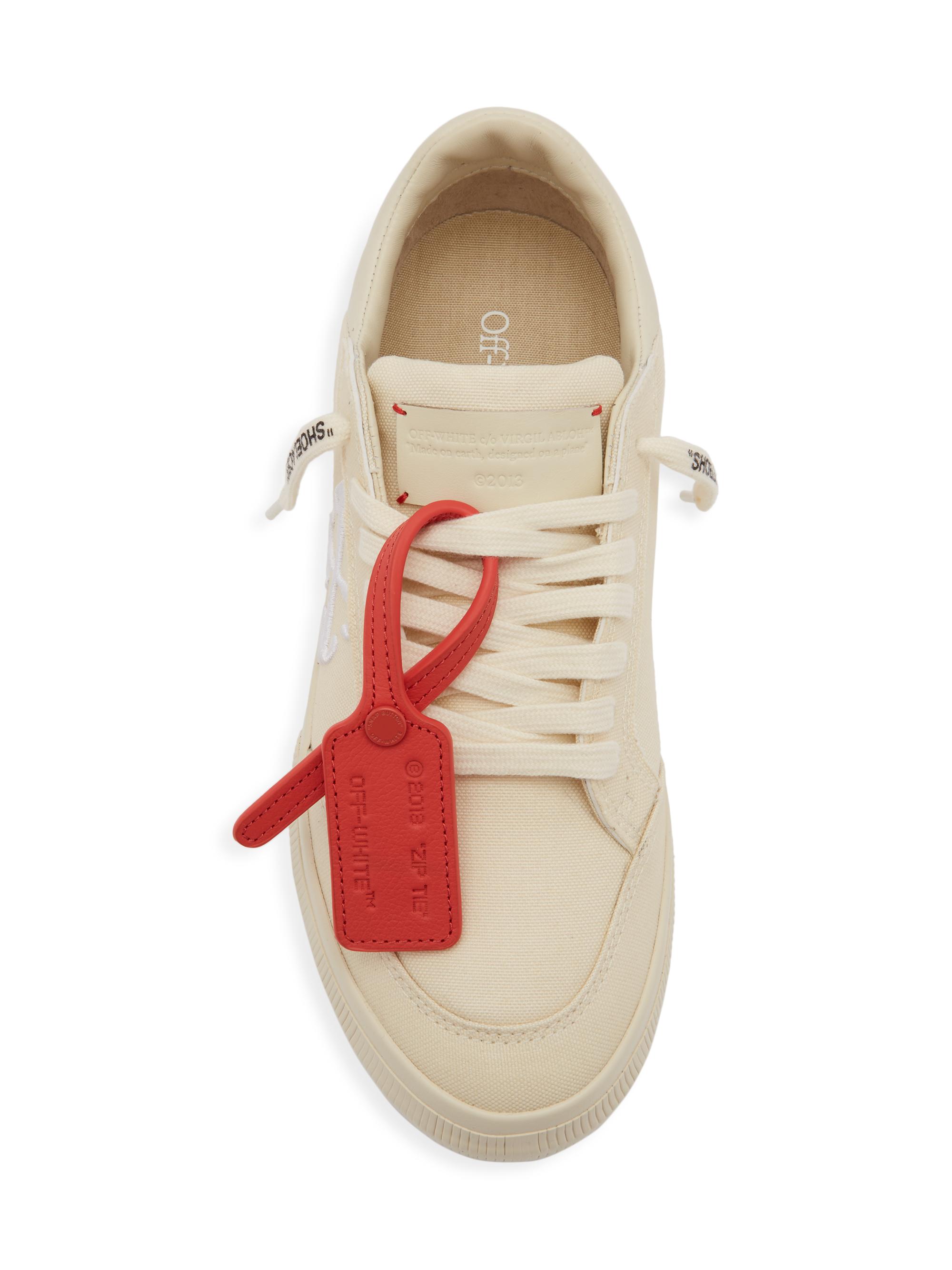 Shop Off-White New Low Vulcanized Canvas Sneakers | Saks Fifth Avenue
