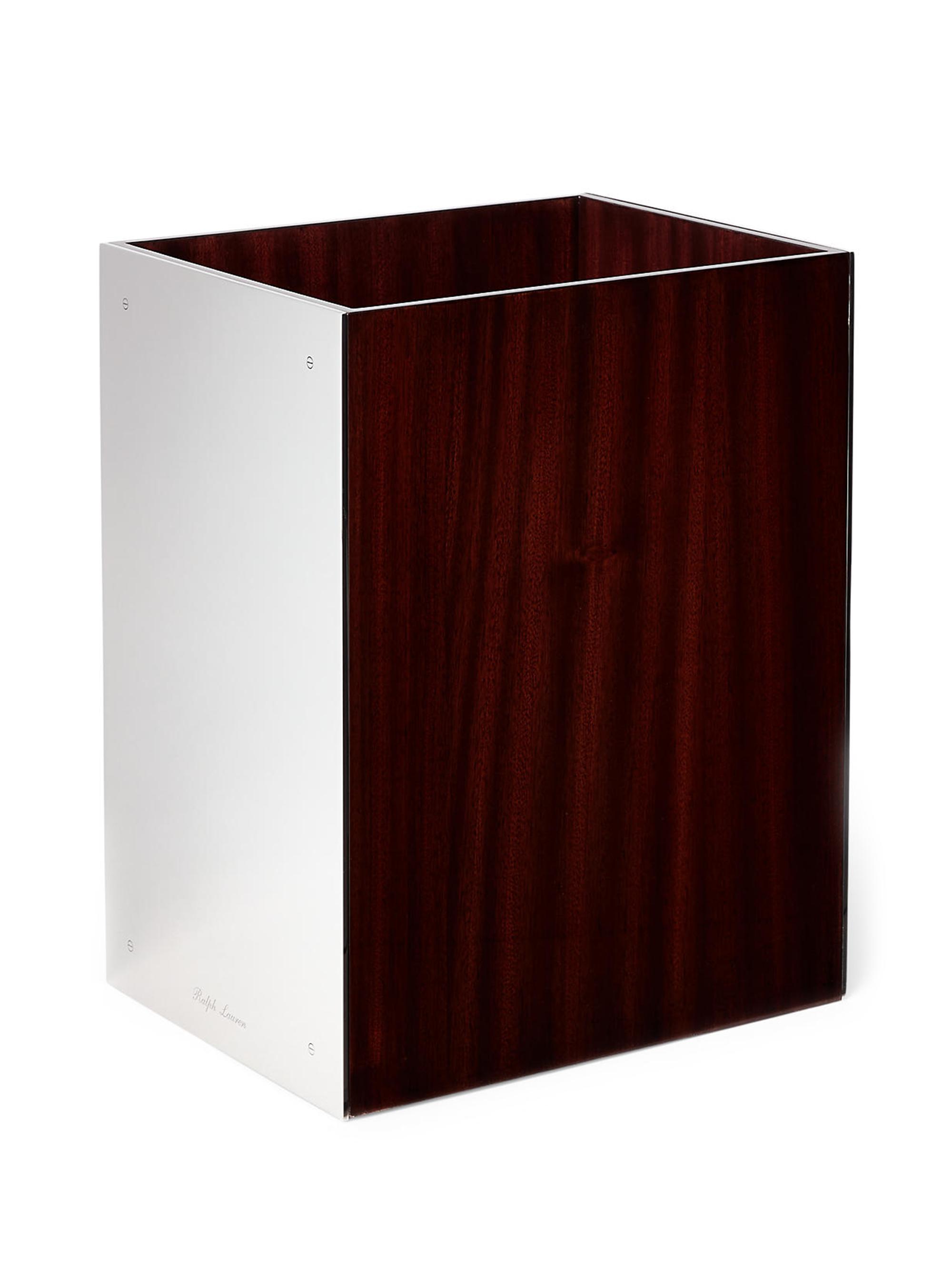 Ralph Lauren Hilding Waste Basket - Brown