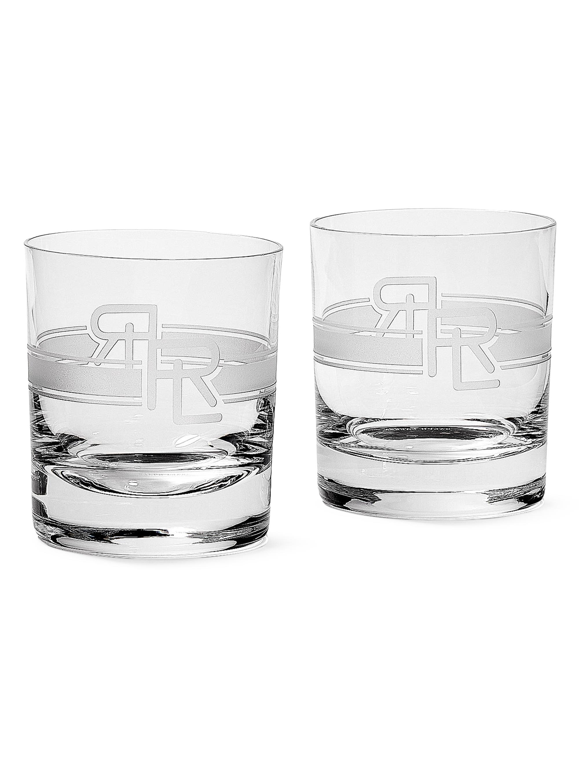 Ralph Lauren Ashton 2-Piece Double-Old-Fashioned Glass Set - Clear