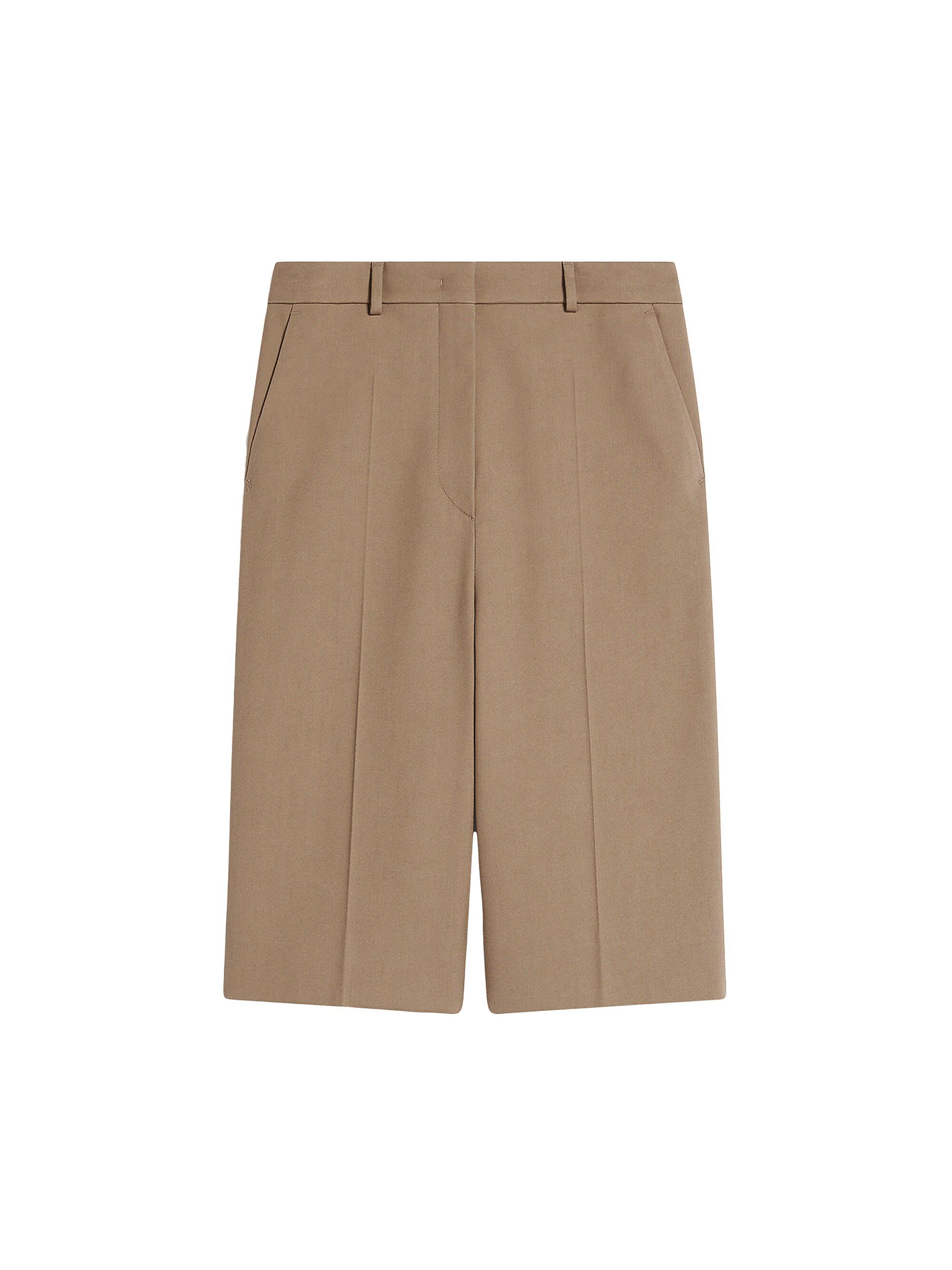 Sportmax Women's Cotton-Blend Bermuda Shorts - Beige