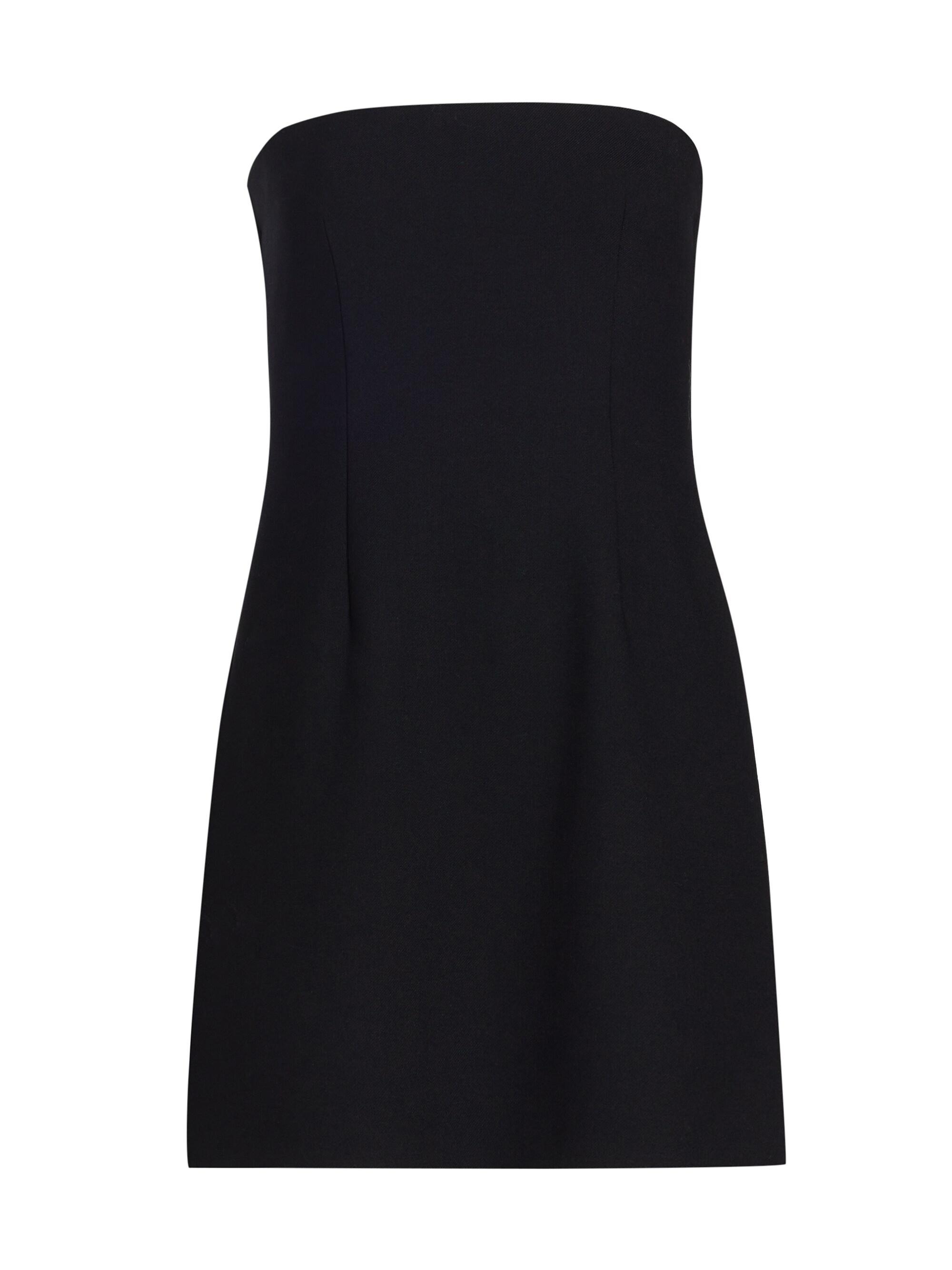 Sportmax Women's Crepe Detachable Shoulder Strap Minidress - Black