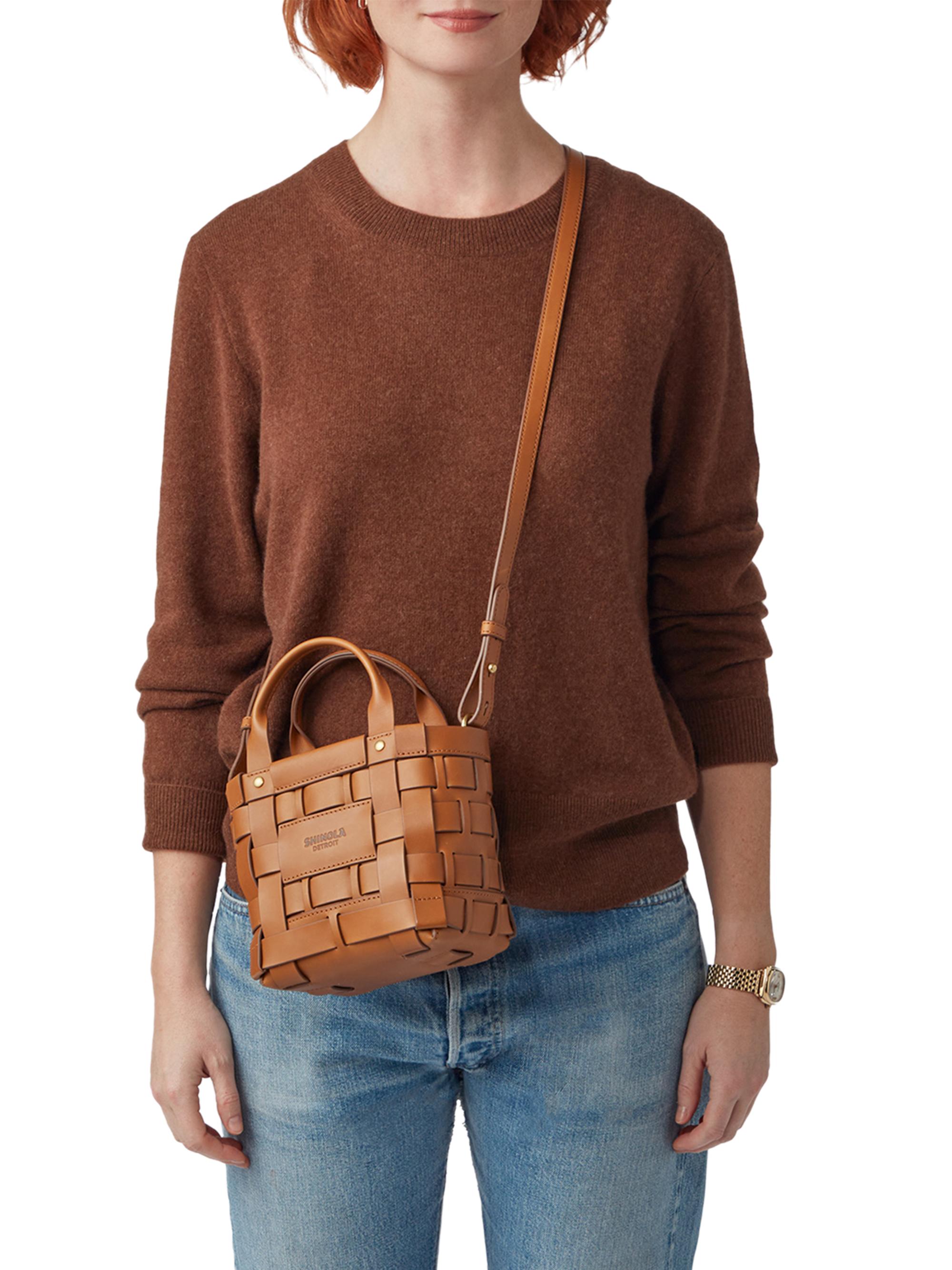 Shinola Bixby Mini Vachetta Leather Basket Bag | Saks Fifth Avenue