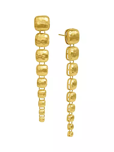 Nomad 22K-Gold-Plated Drop Earrings