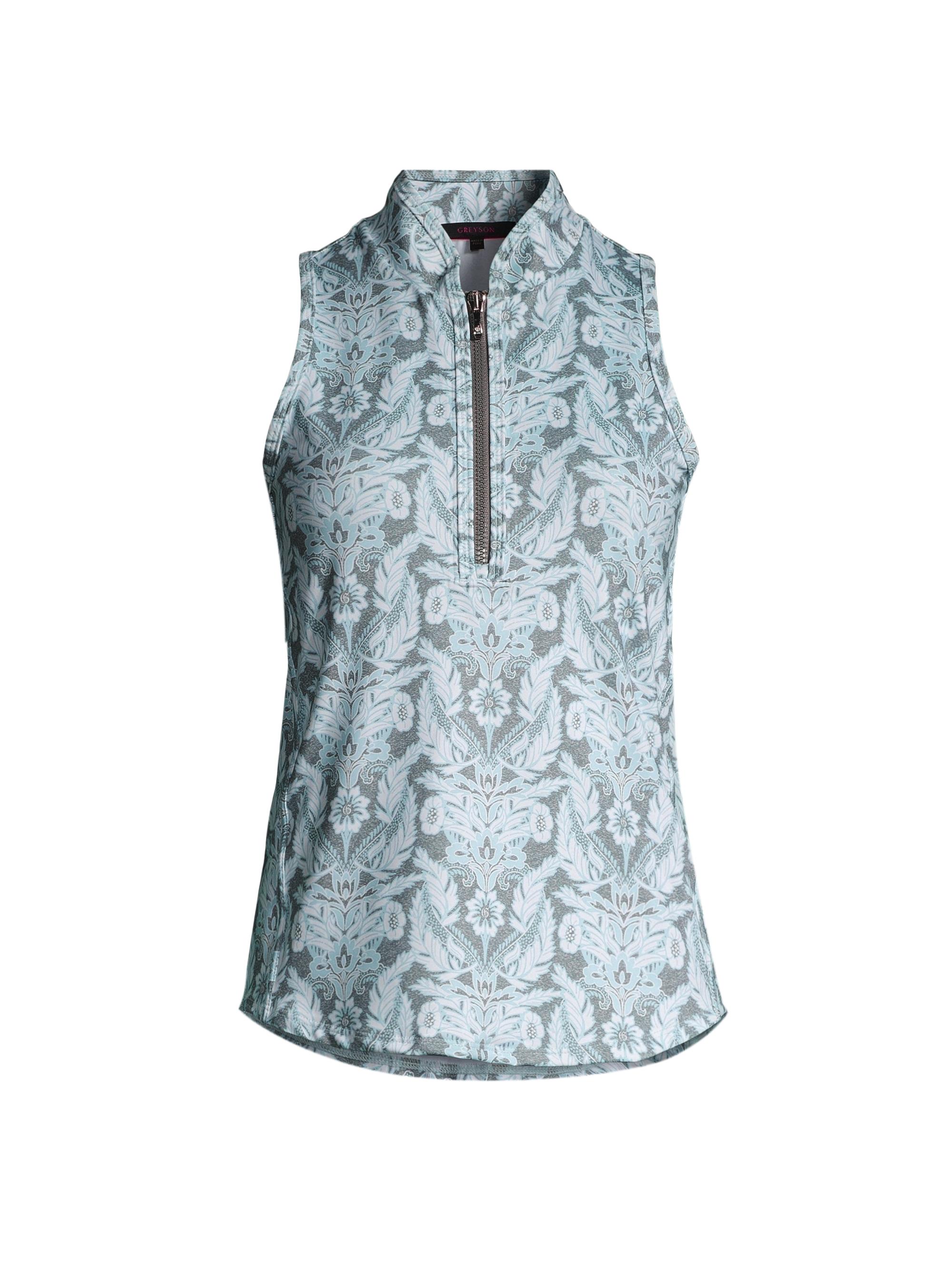 Greyson Women's Snow Bird Quarter-Zip Top - Mineral Mist