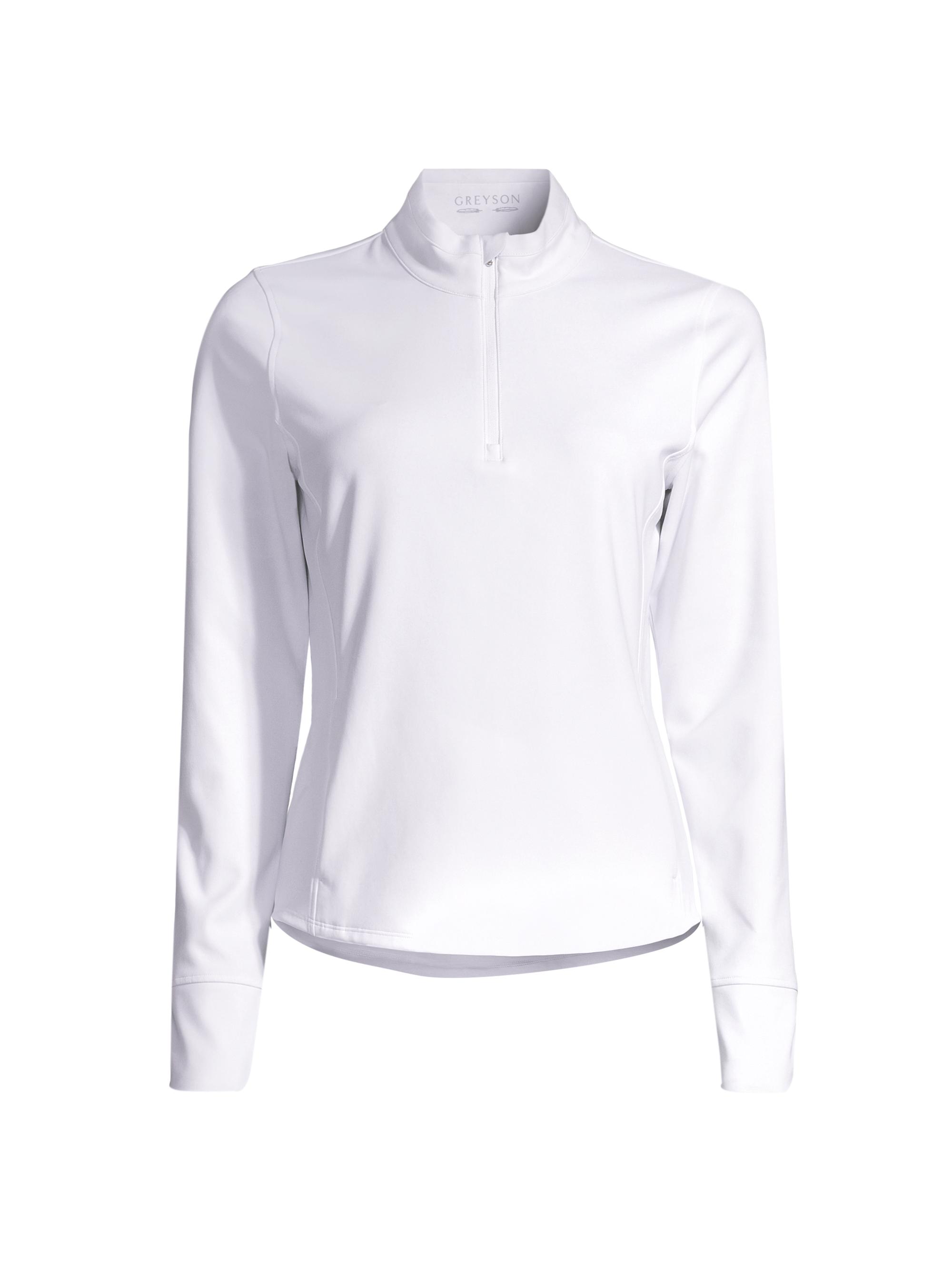 Greyson Women's Gratiot Quarter-Zip Top - Arctic