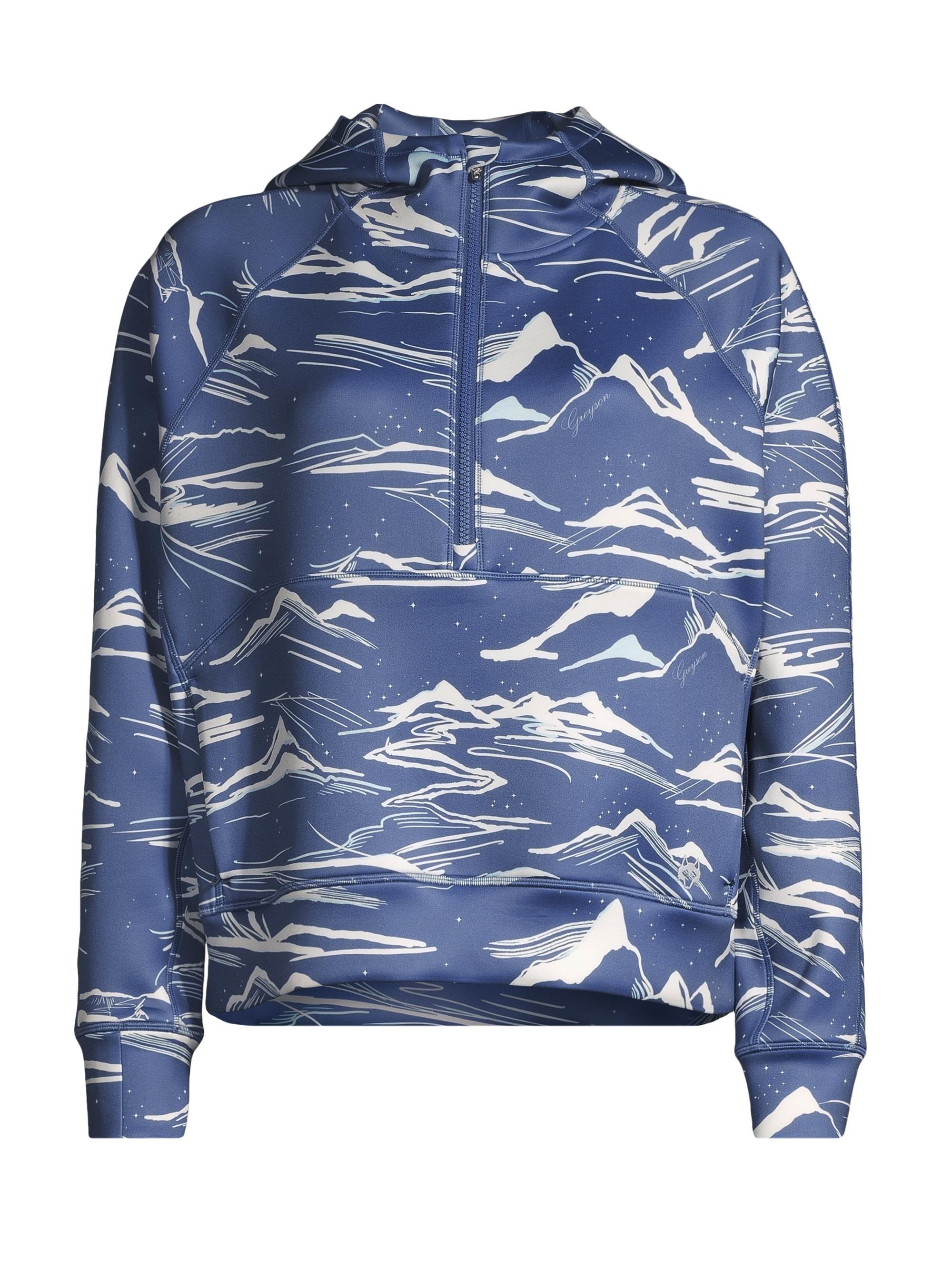 Greyson Women's Cloud 9 Kristina Quarter-Zip Sweatshirt - Hampstead Blue