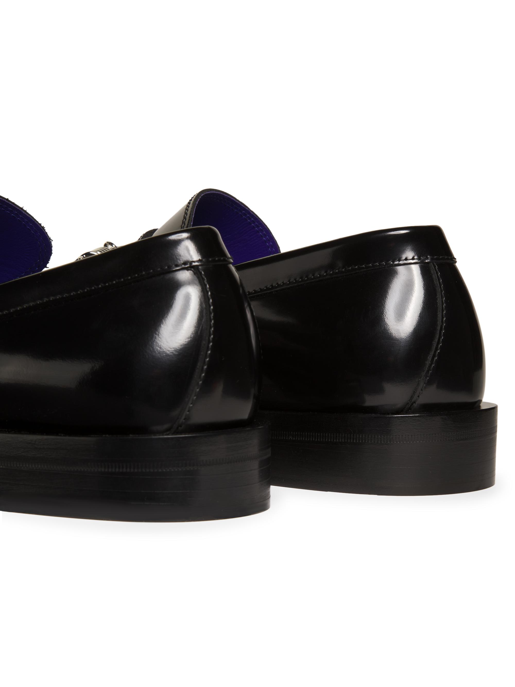 靴 burberry 24ss Loafer BURBERRY (バーバリー) 24SS エクストリアンナイト レザーシューズ